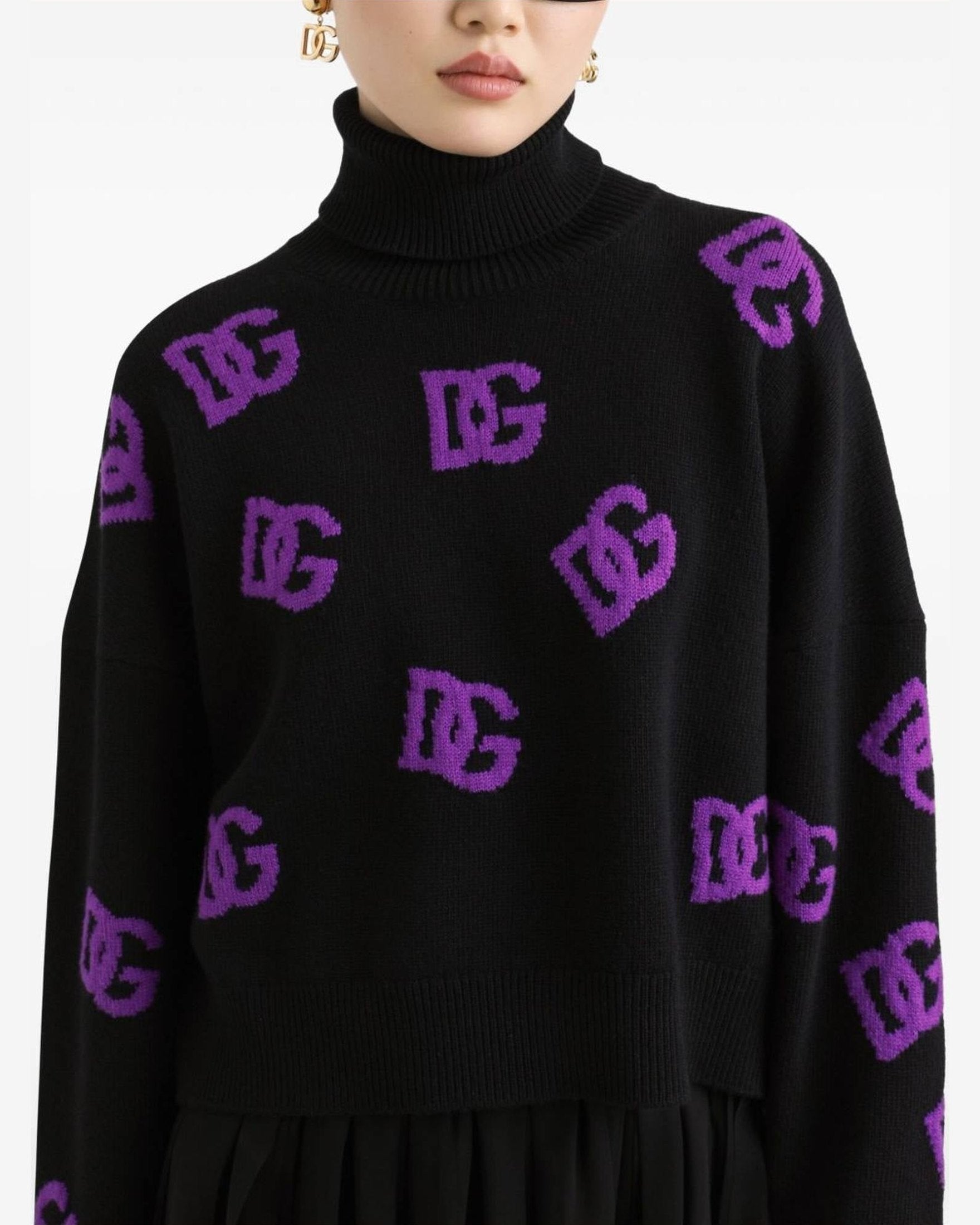 Dolce & Gabbana Black Sweater Glam Steals