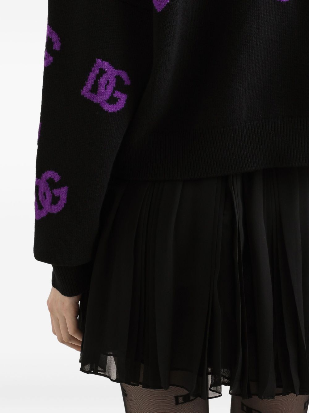 Dolce & Gabbana Black Sweater Glam Steals