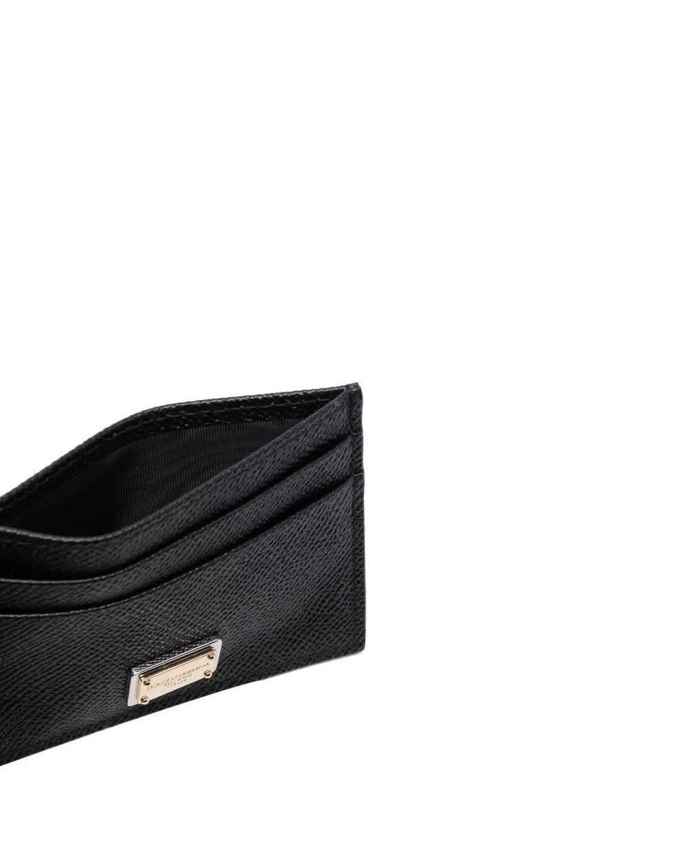 Dolce & Gabbana Black Wallet Card Cases