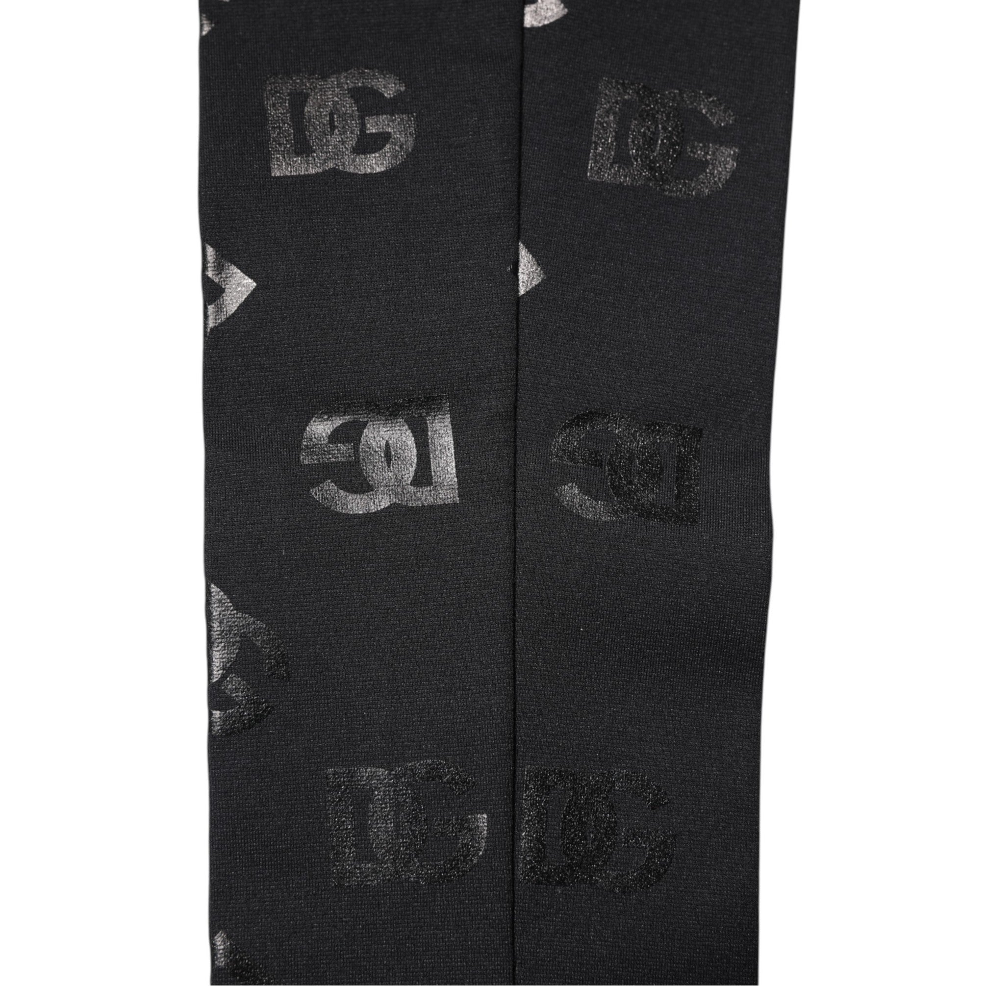 Dolce & Gabbana Black Wool Dg Logo Monogram Stretch Arm Sleeves Glam Steals