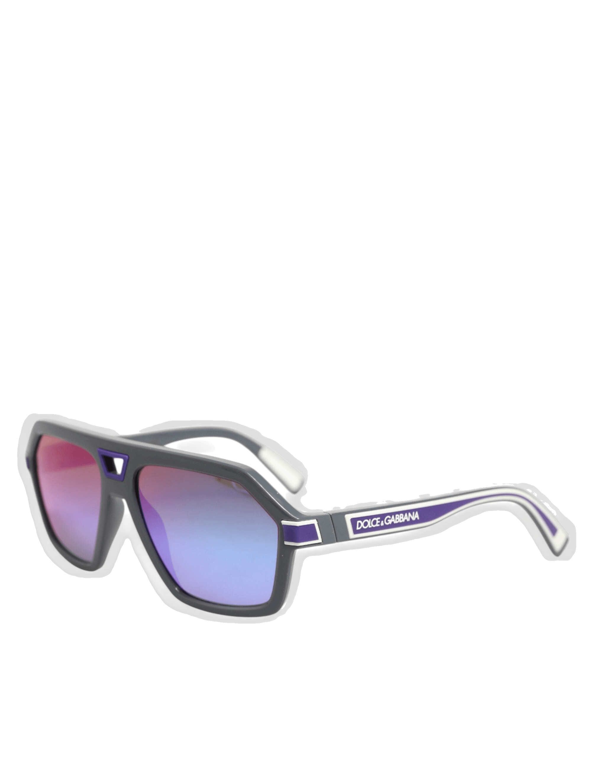 Dolce & Gabbana Blue Dg4356f Acetate Aviator Shades Eyewear Sunglasses Glam Steals