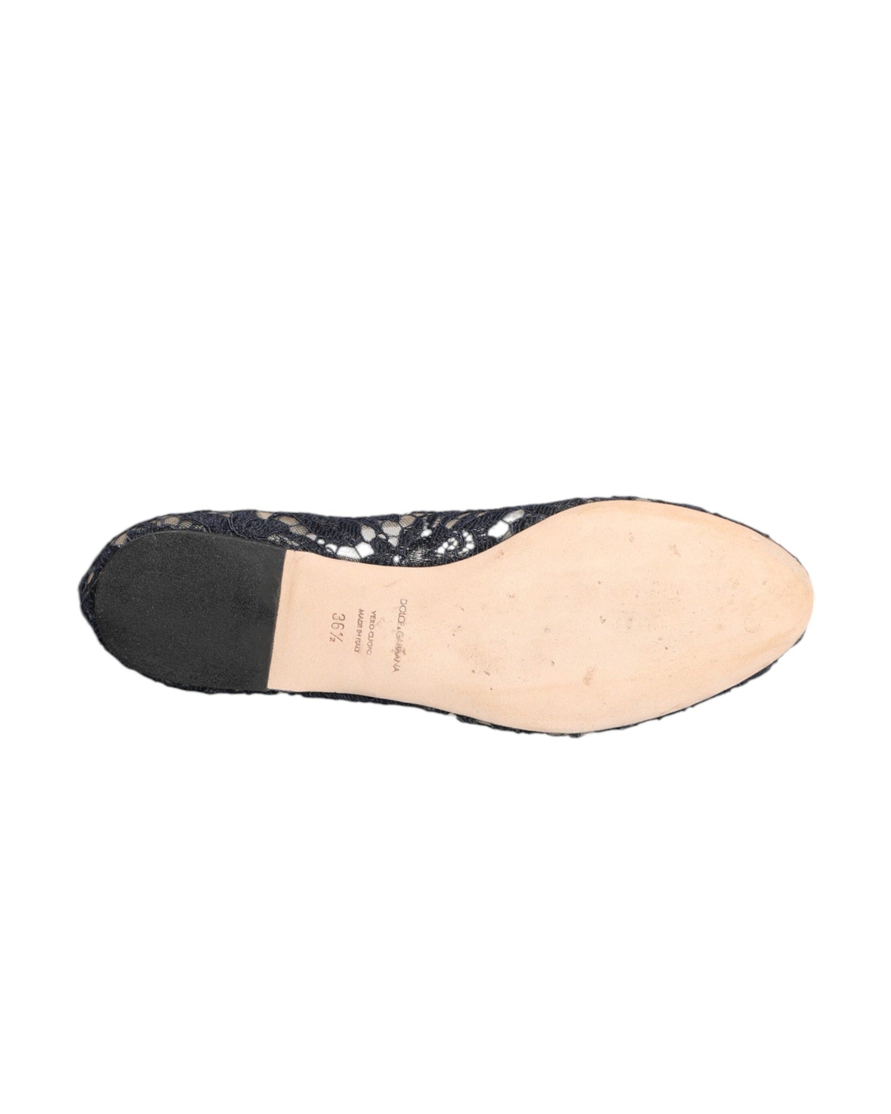 Dolce & Gabbana Blue Lace Taormina Crystals Flats Shoes Glam Steals