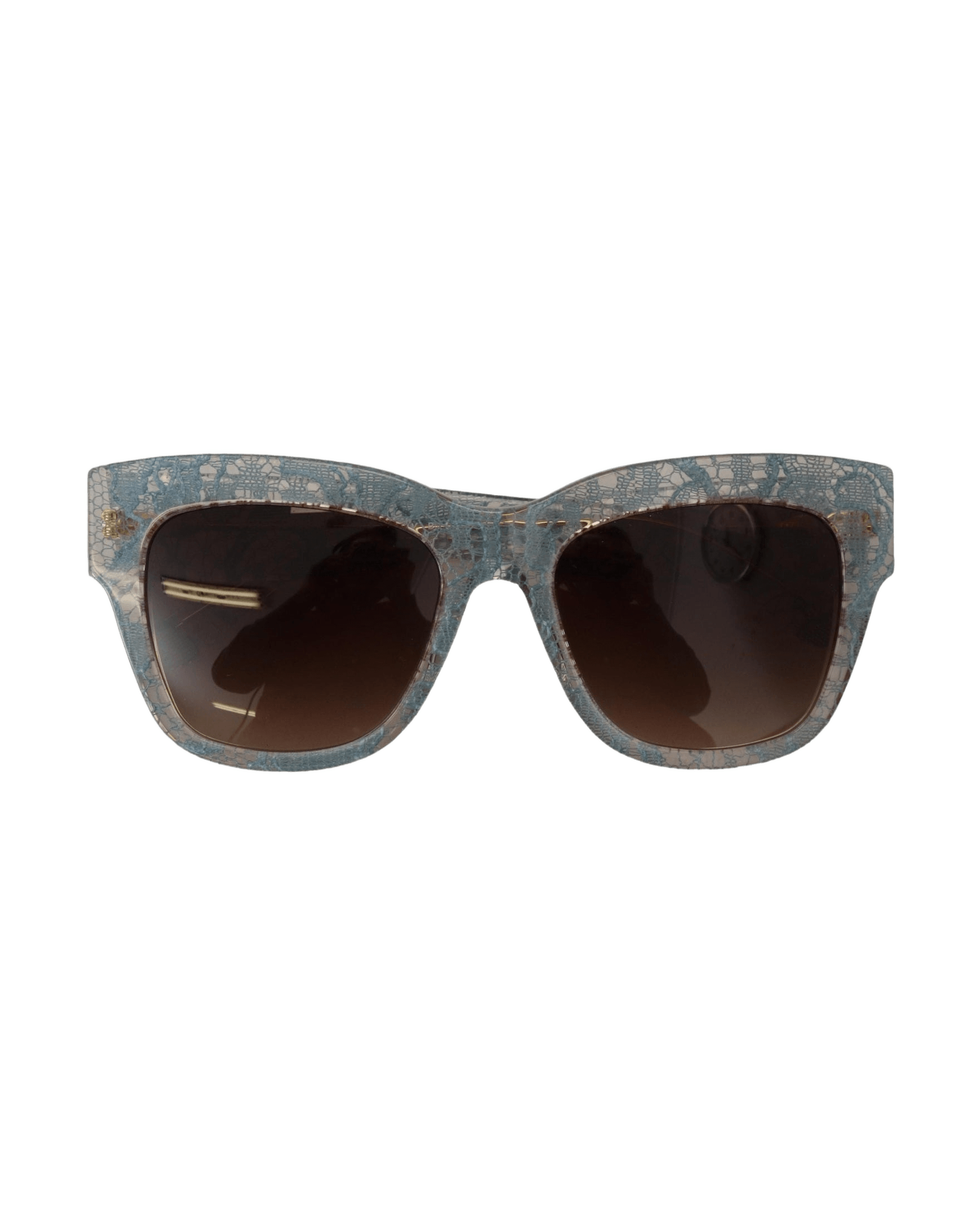Dolce & Gabbana Blue Lace Acetate Crystal Butterfly Dg4231 Sunglasses Sunglasses