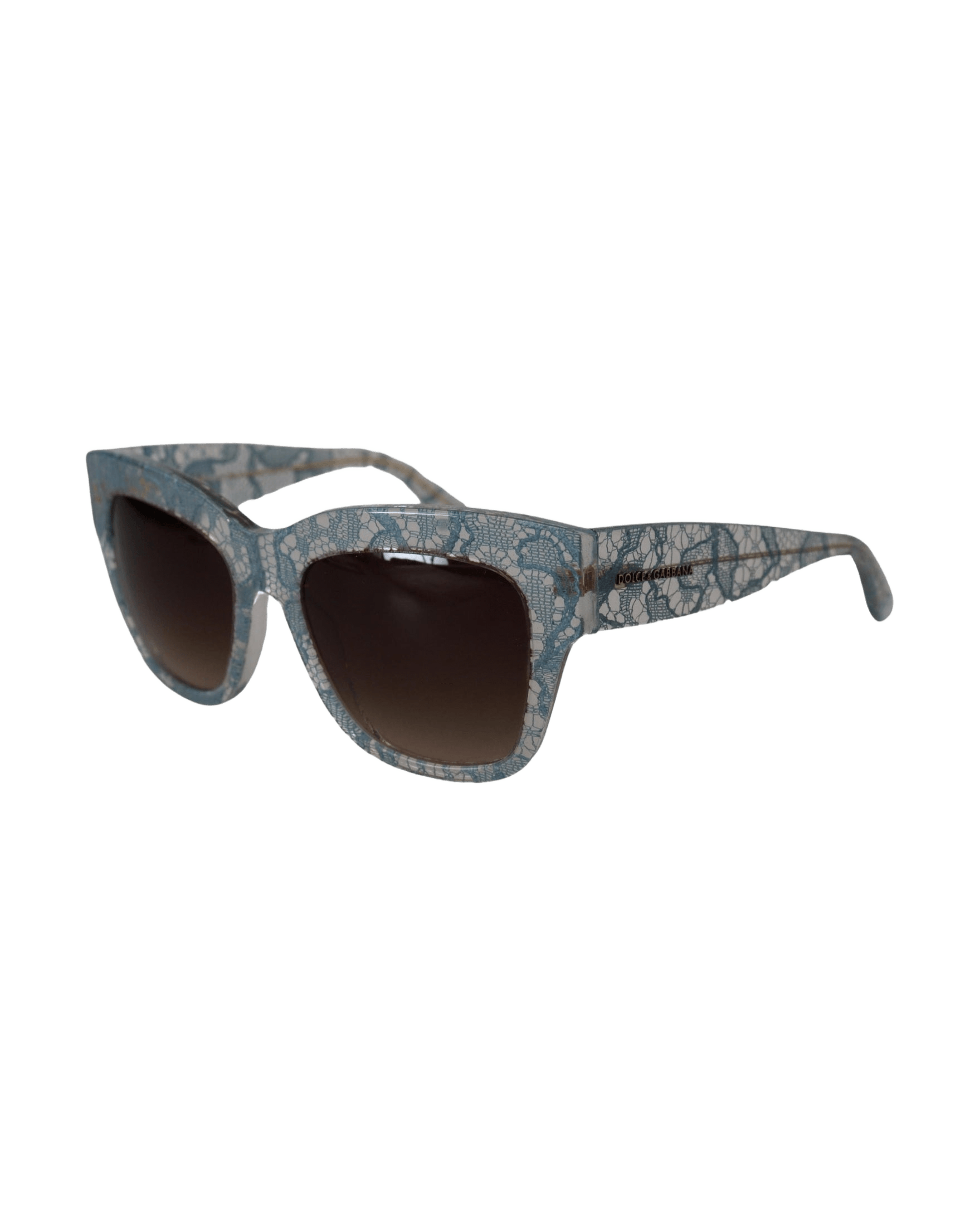 Dolce & Gabbana Blue Lace Acetate Crystal Butterfly Dg4231 Sunglasses Sunglasses