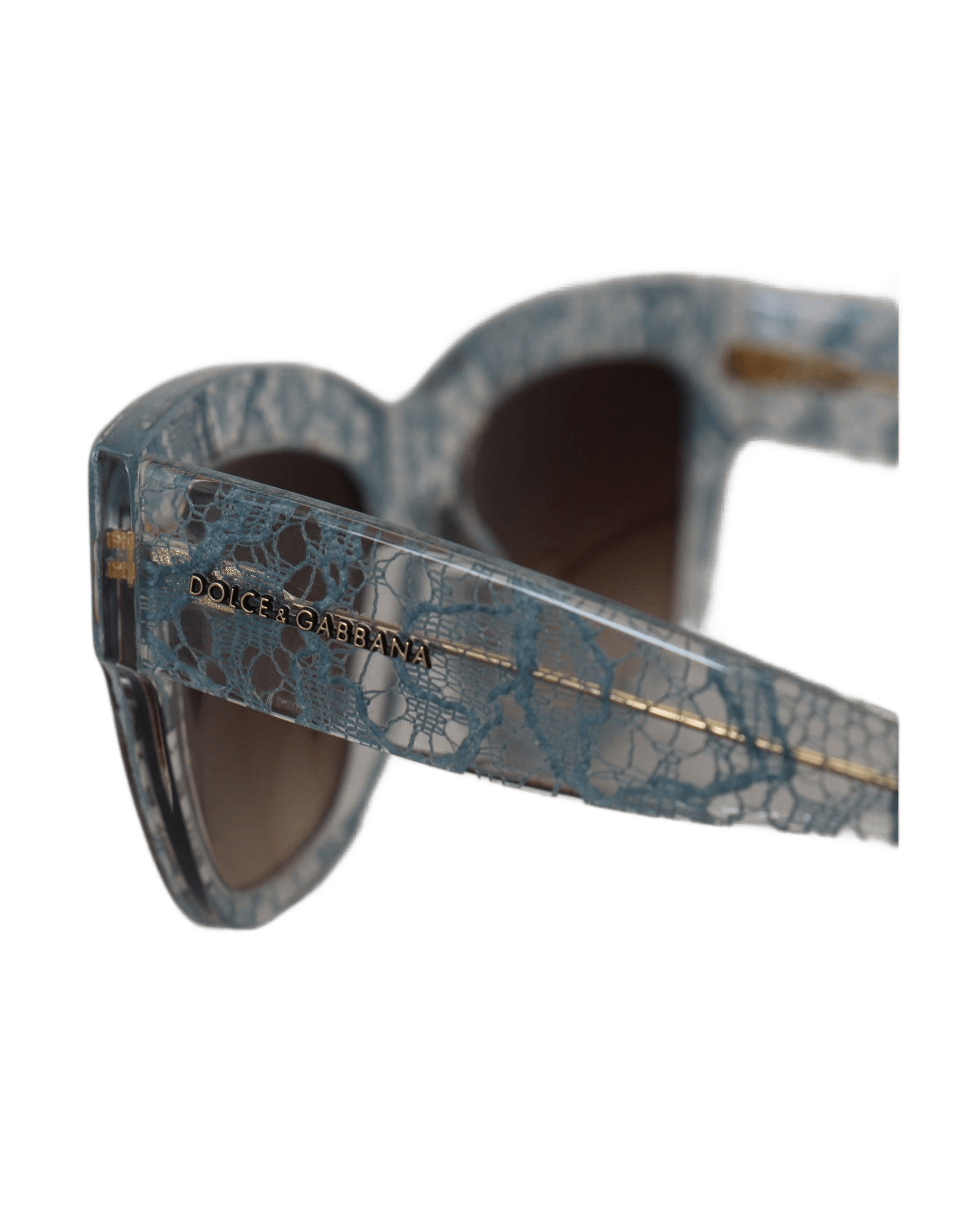 Dolce & Gabbana Blue Lace Acetate Crystal Butterfly Dg4231 Sunglasses Sunglasses