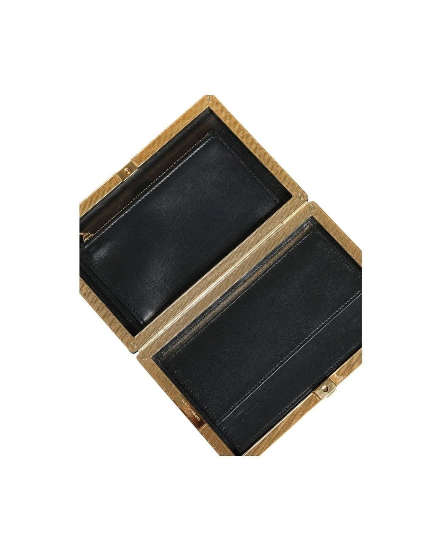 Dolce & Gabbana Blue Velvet Frame Clutch Evening Party Purse Bag Handbags