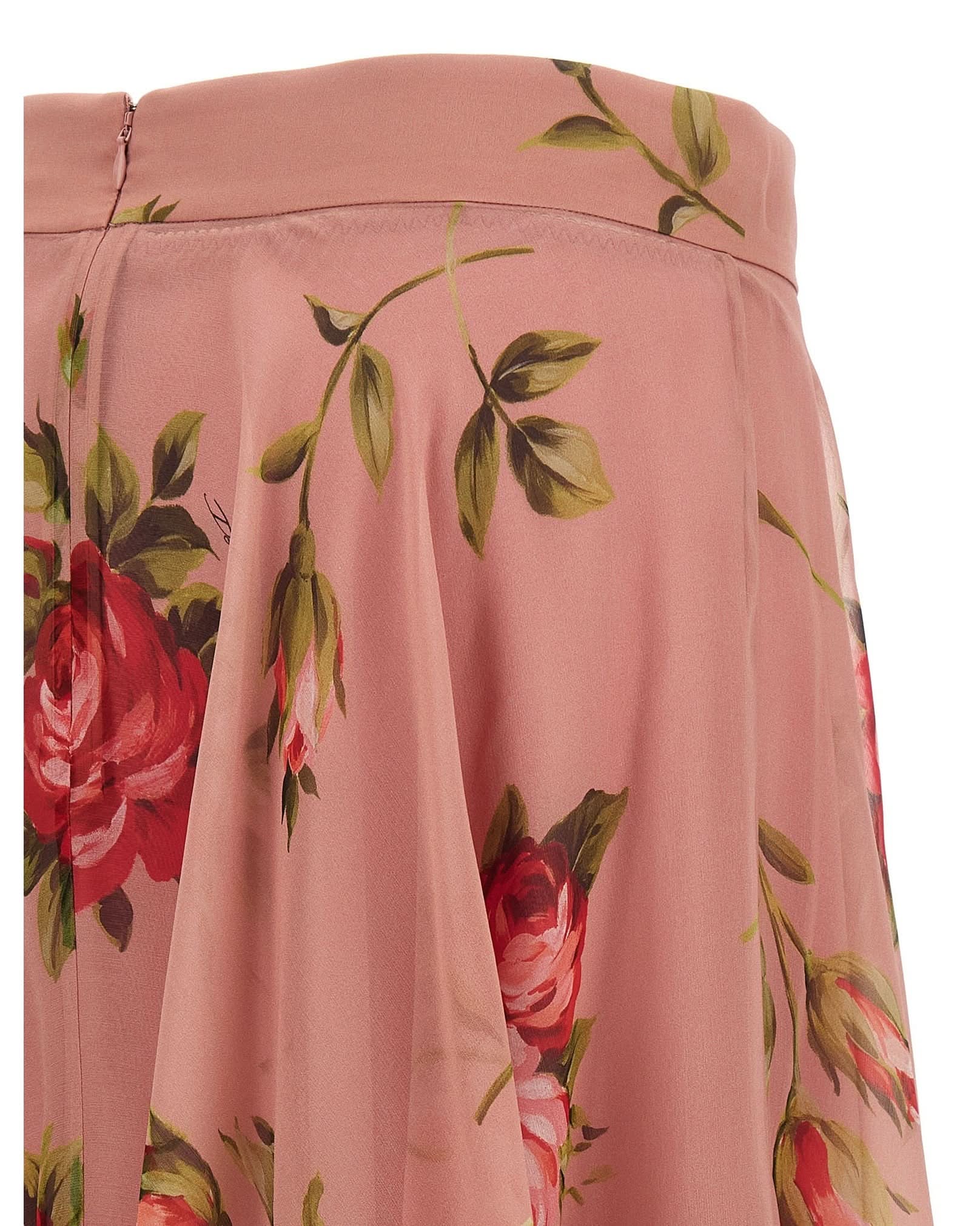 Dolce & Gabbana Bouquet Rose Skirt Glam Steals