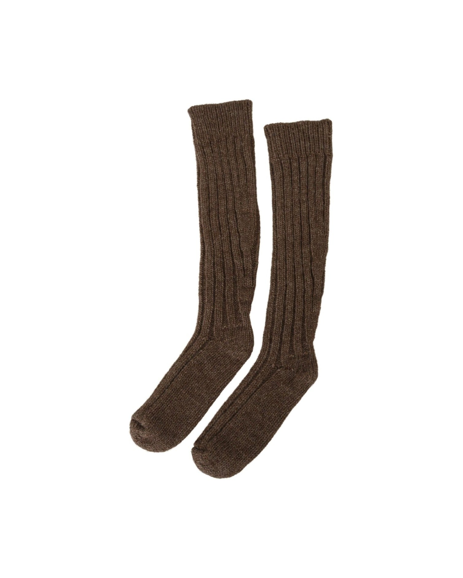 Dolce & Gabbana Chic Wool Blend Over-Calf Brown Socks Glam Steals