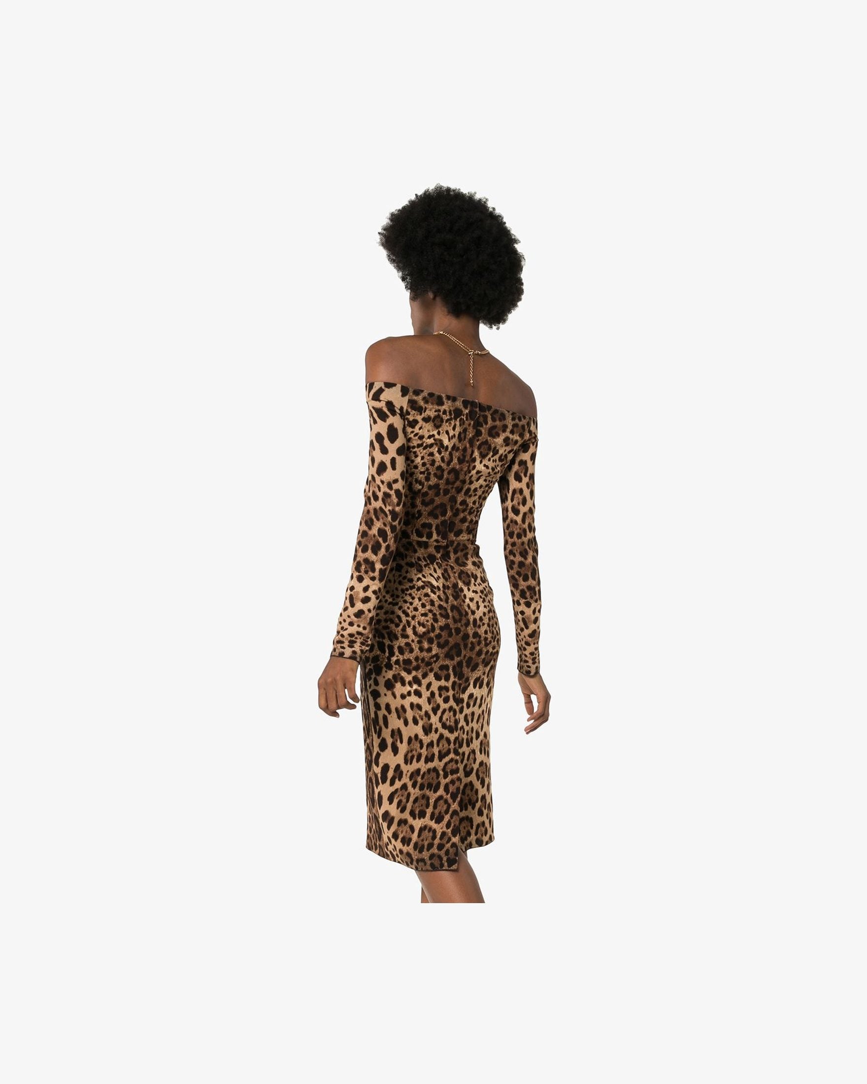 Dolce & Gabbana Brown Dress Glam Steals