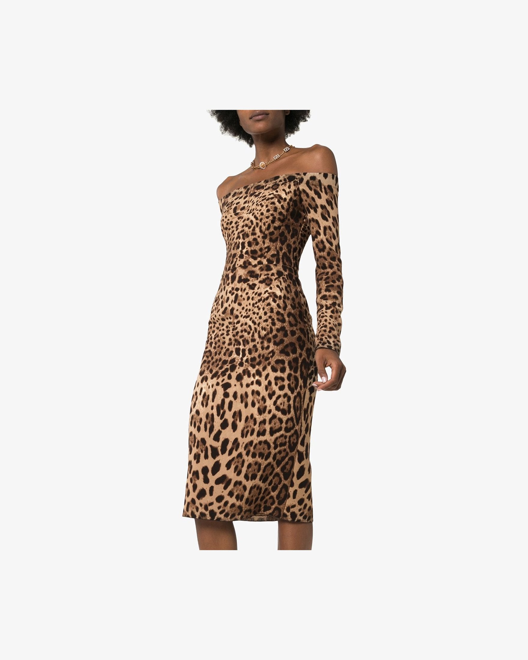 Dolce & Gabbana Brown Dress Glam Steals