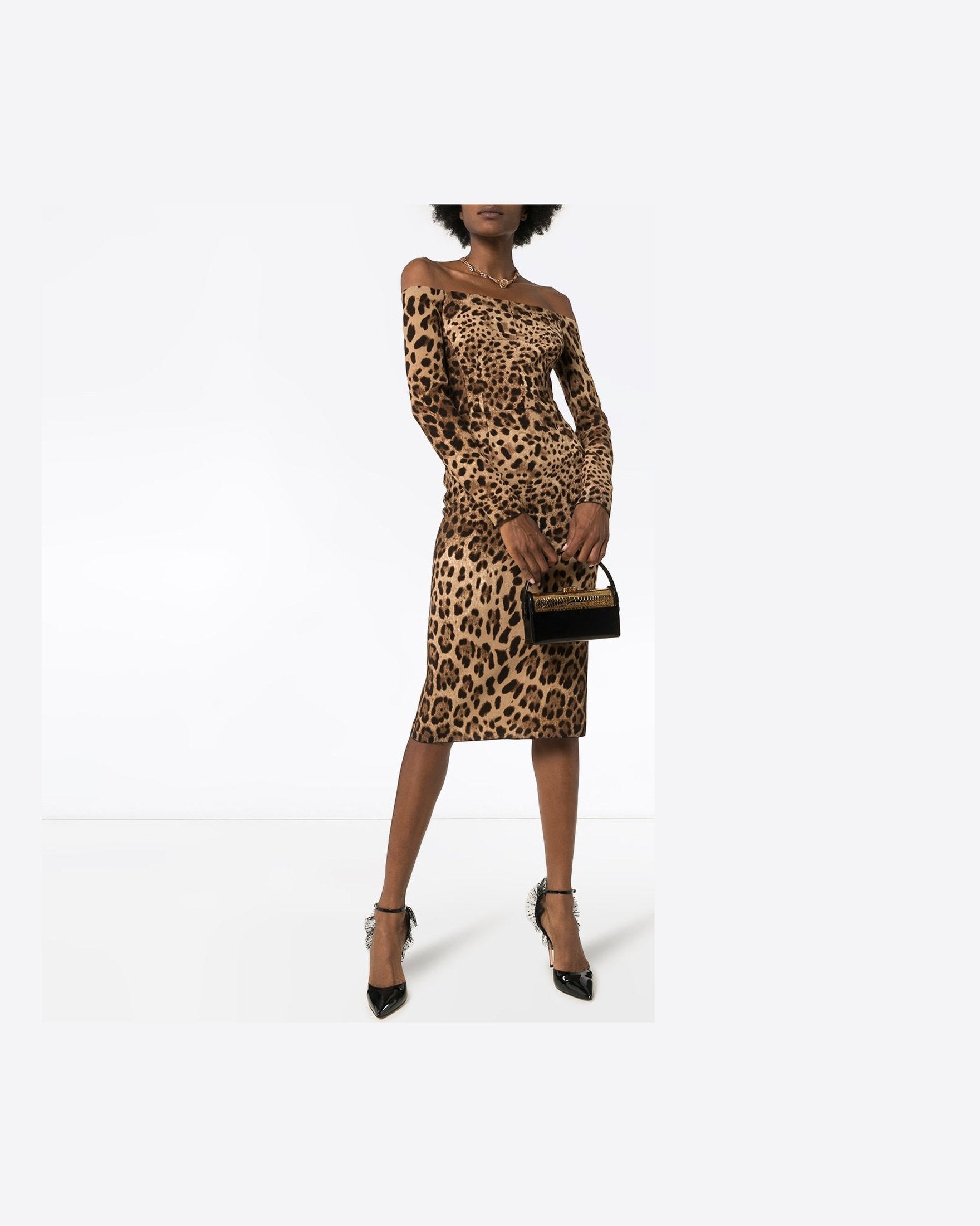 Dolce & Gabbana Brown Dress Glam Steals