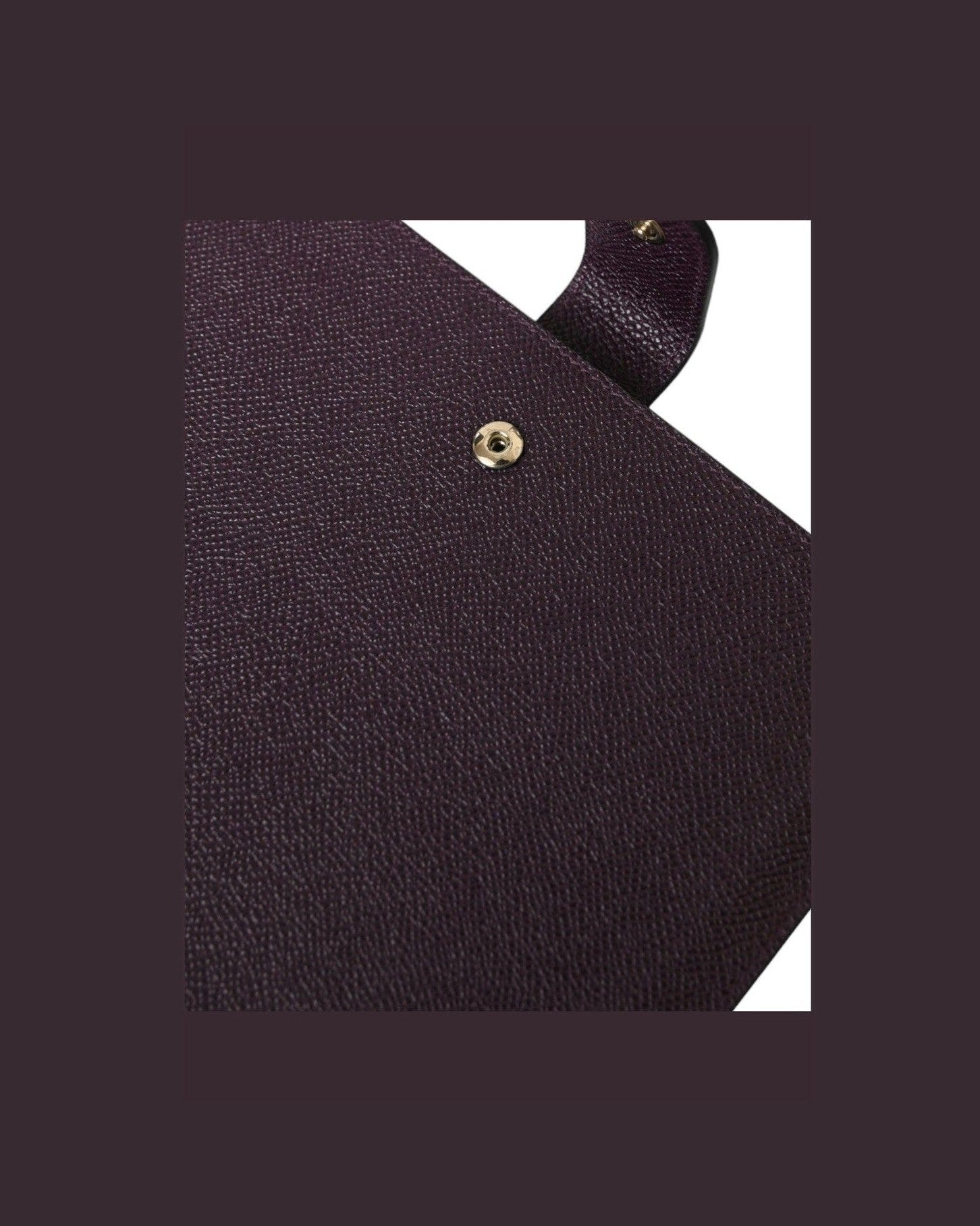 Dolce & Gabbana Elegant Leather Tablet Pouch In Brown Rich Glam Steals