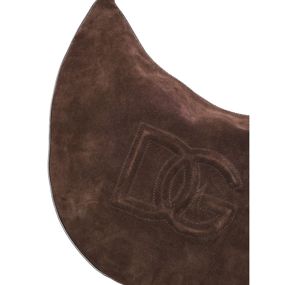 Dolce & Gabbana Brown Leather Shoulder Bag Glam Steals
