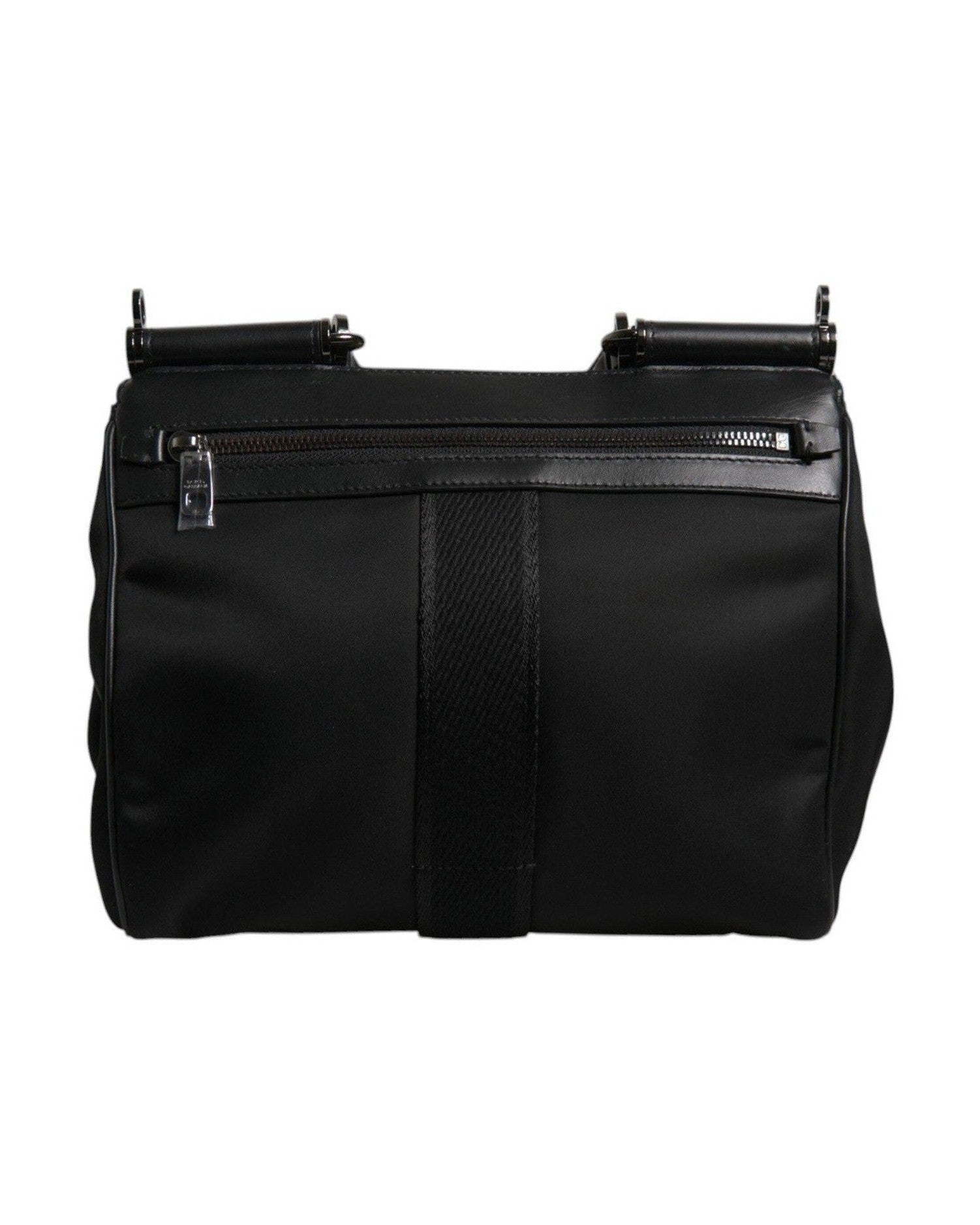 Dolce & Gabbana Leopard Print Lacquard Nylon Sicily Tote Brown Bag Glam Steals