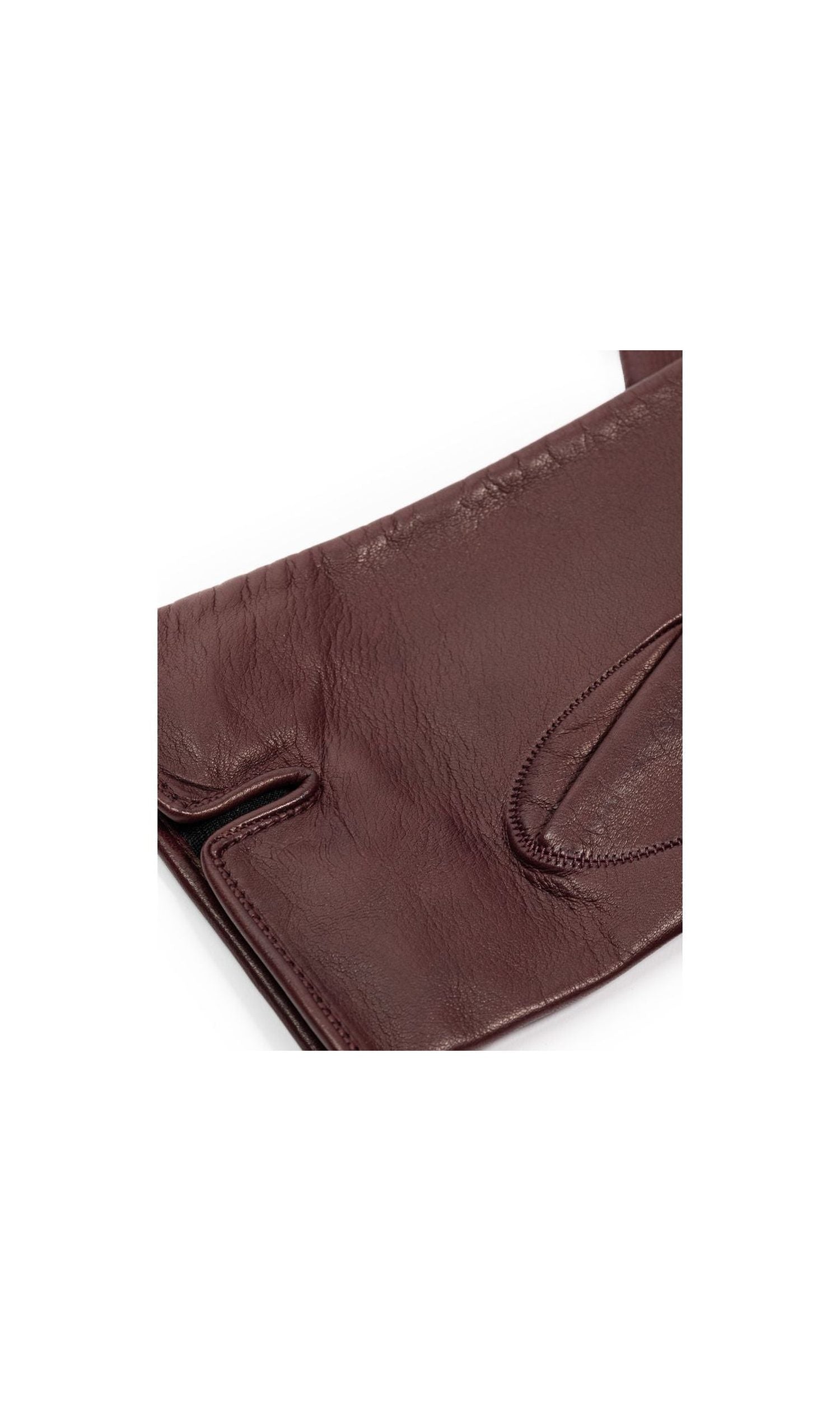 Dolce & Gabbana Burgundy Leather Glove Glam Steals