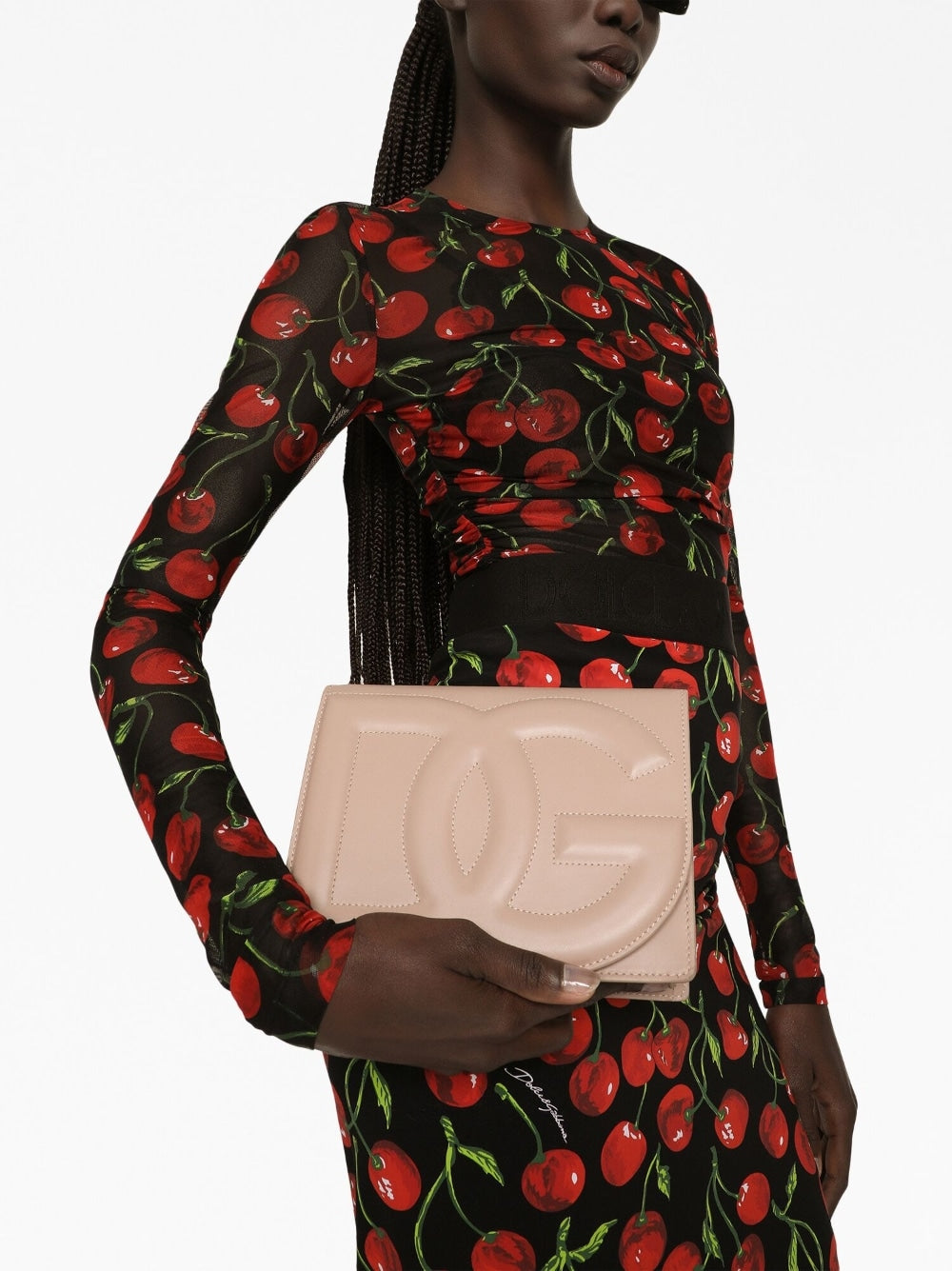 Dolce & Gabbana Calfskin Dg Logo Crossbody Bag Glam Steals