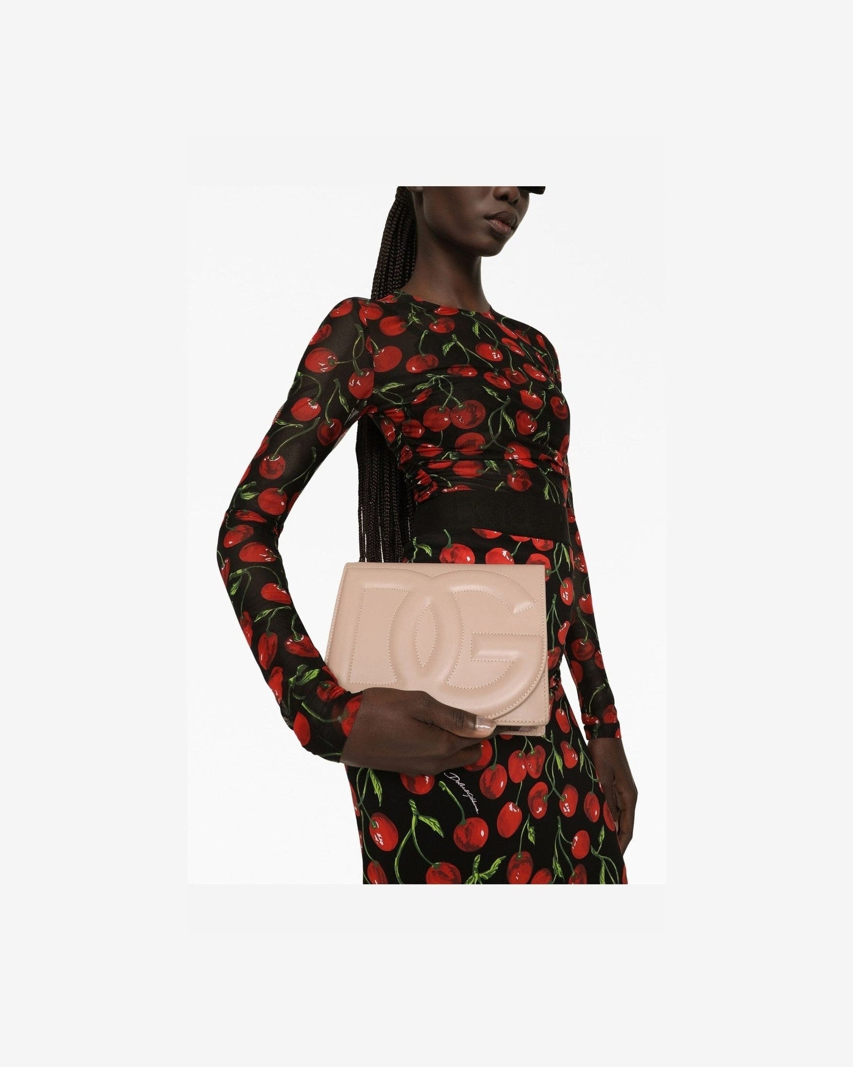 Dolce & Gabbana Calfskin Dg Logo Crossbody Bag Glam Steals