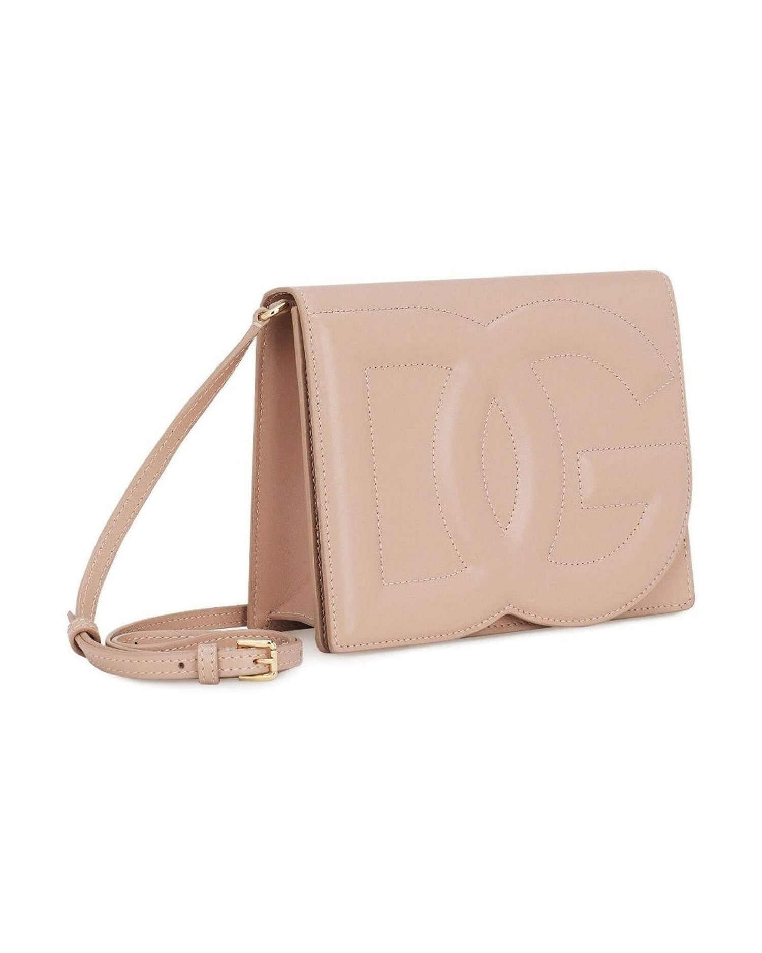 Dolce & Gabbana Calfskin Dg Logo Crossbody Bag Glam Steals
