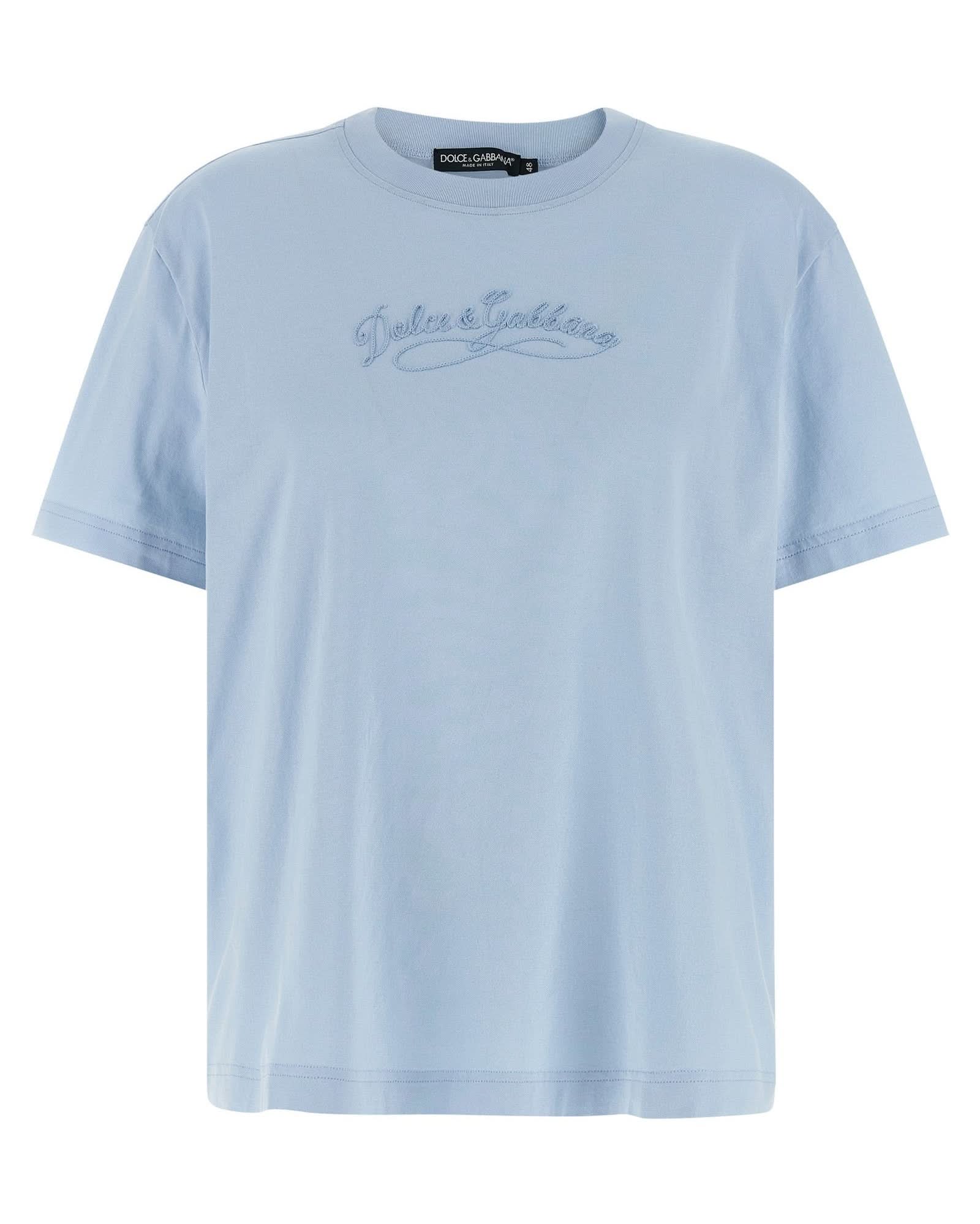 Dolce & Gabbana Chain Embroidery T-shirt Glam Steals