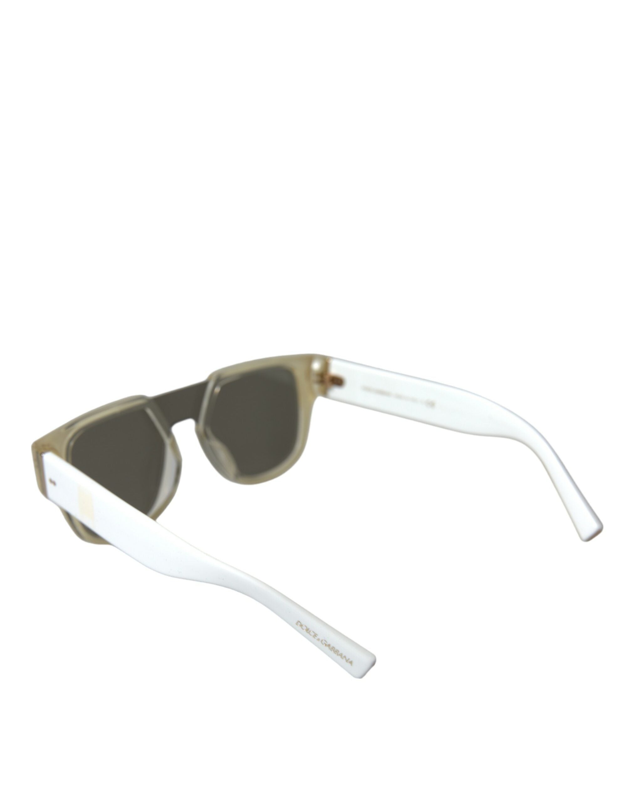 Dolce & Gabbana Chic Acetate Designer White Sunglasses Glam Steals