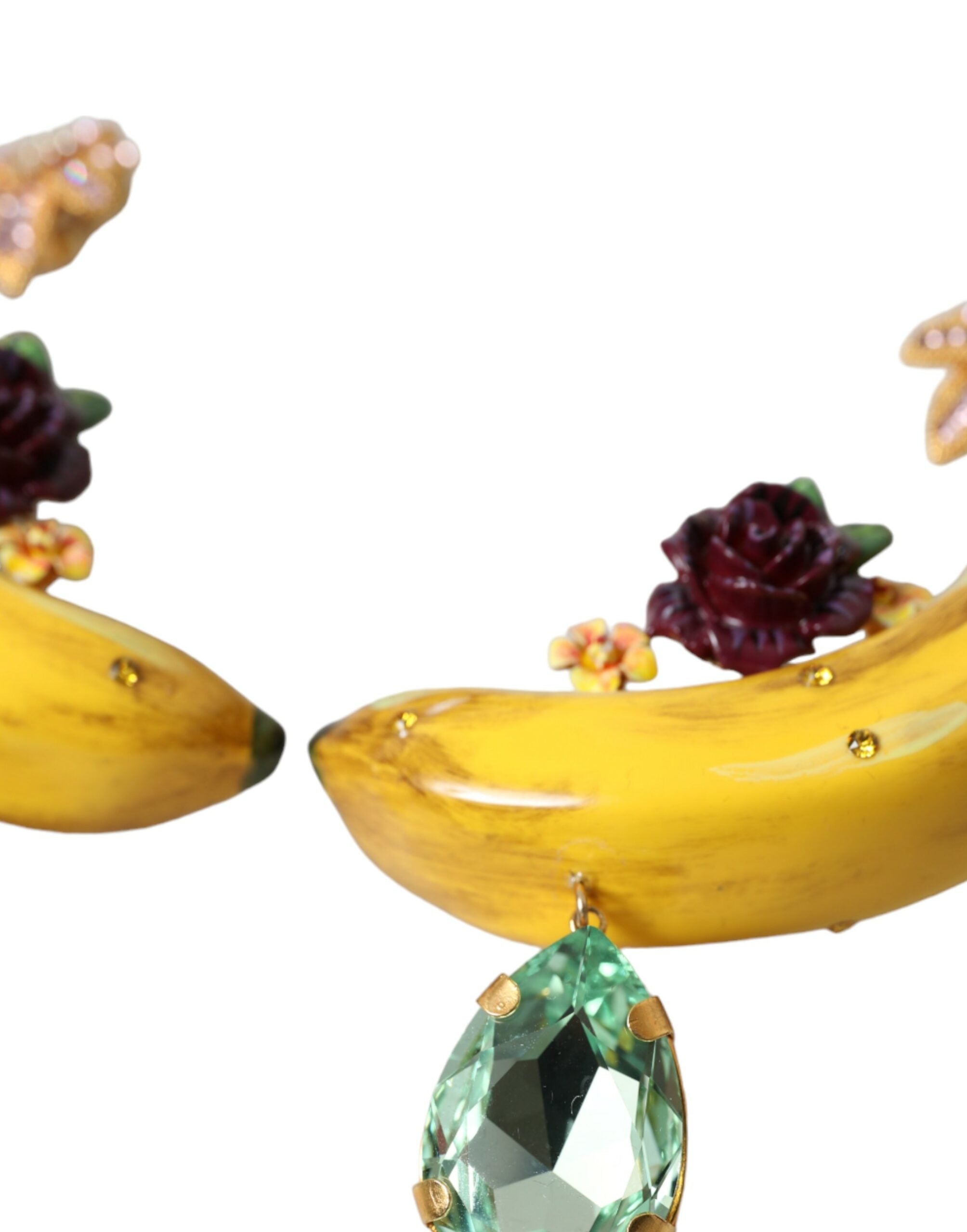 Dolce & Gabbana Chic Clip-On Banana Dangle Earrings Glam Steals