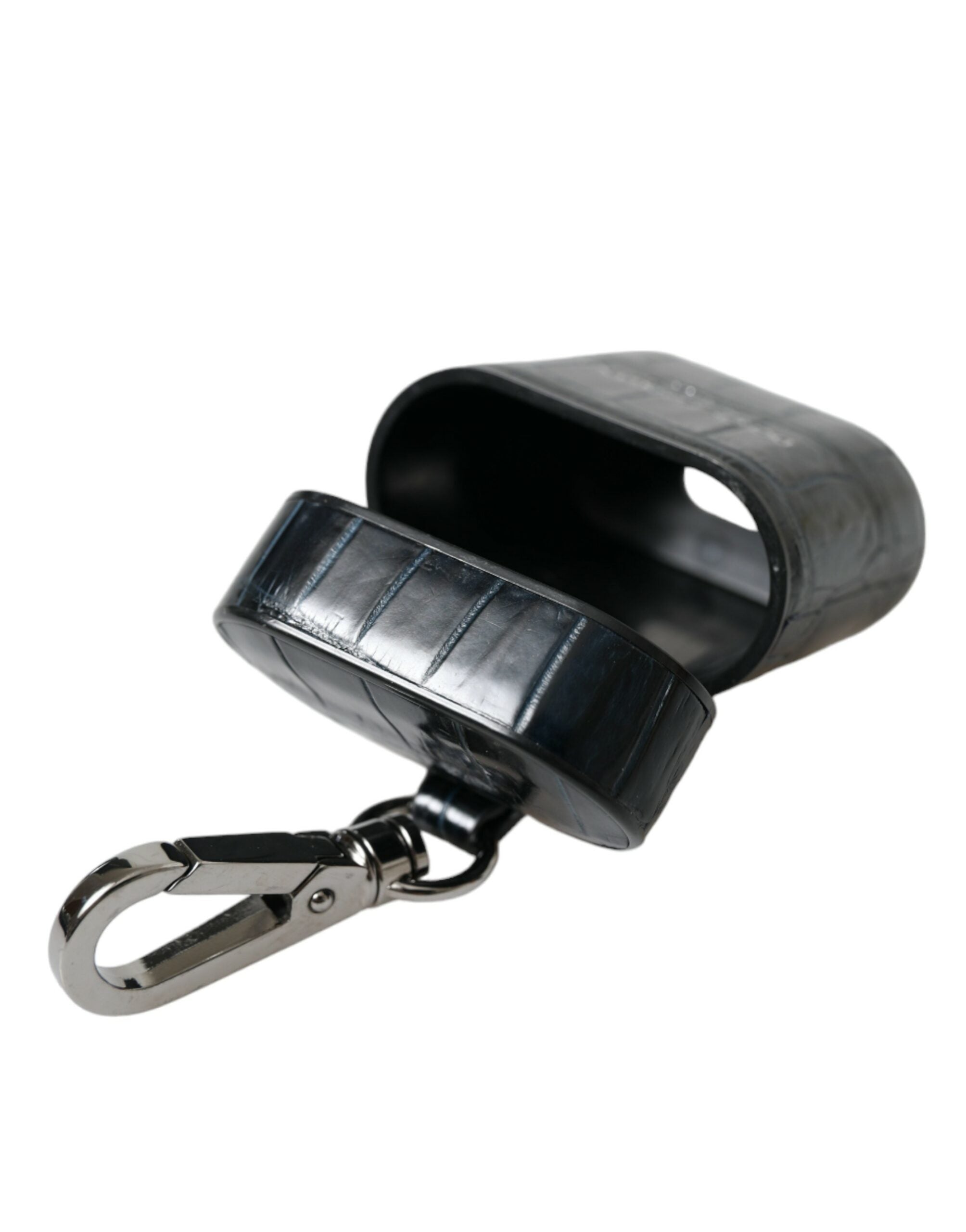 Dolce & Gabbana Chic Crocodile Leather Airpods Case Glam Steals