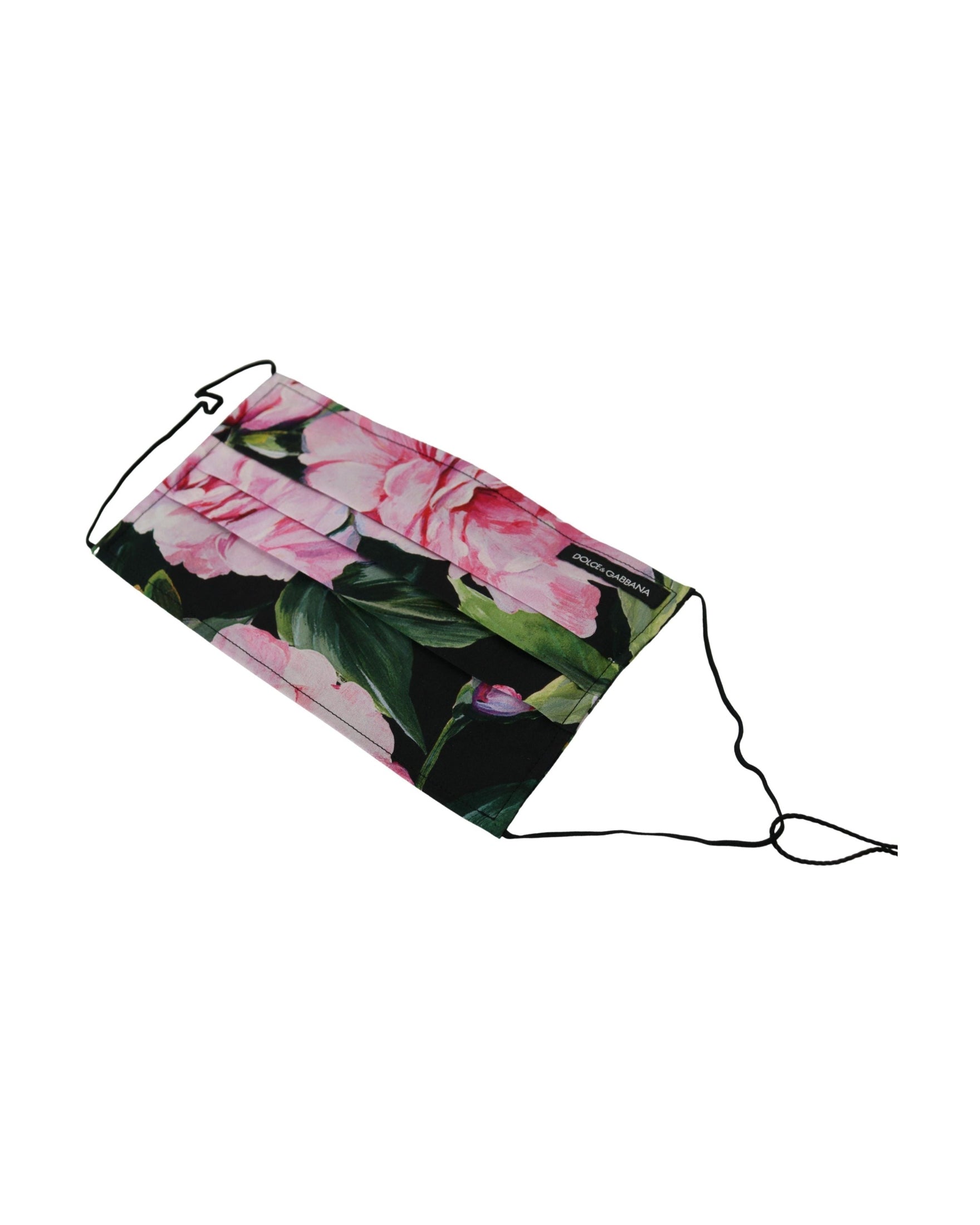 Dolce & Gabbana Chic Floral Cotton Face Mask Glam Steals
