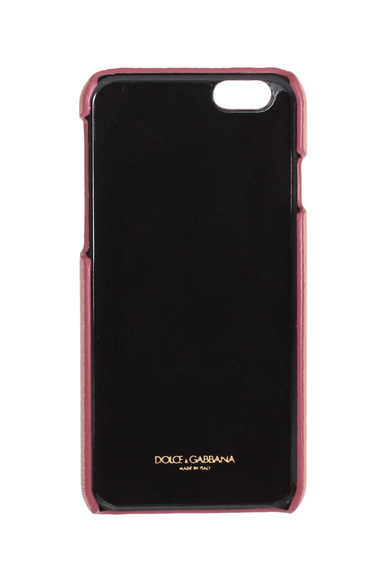 Dolce & Gabbana Chic Leather Crystal Iphone Pink Case Glam Steals
