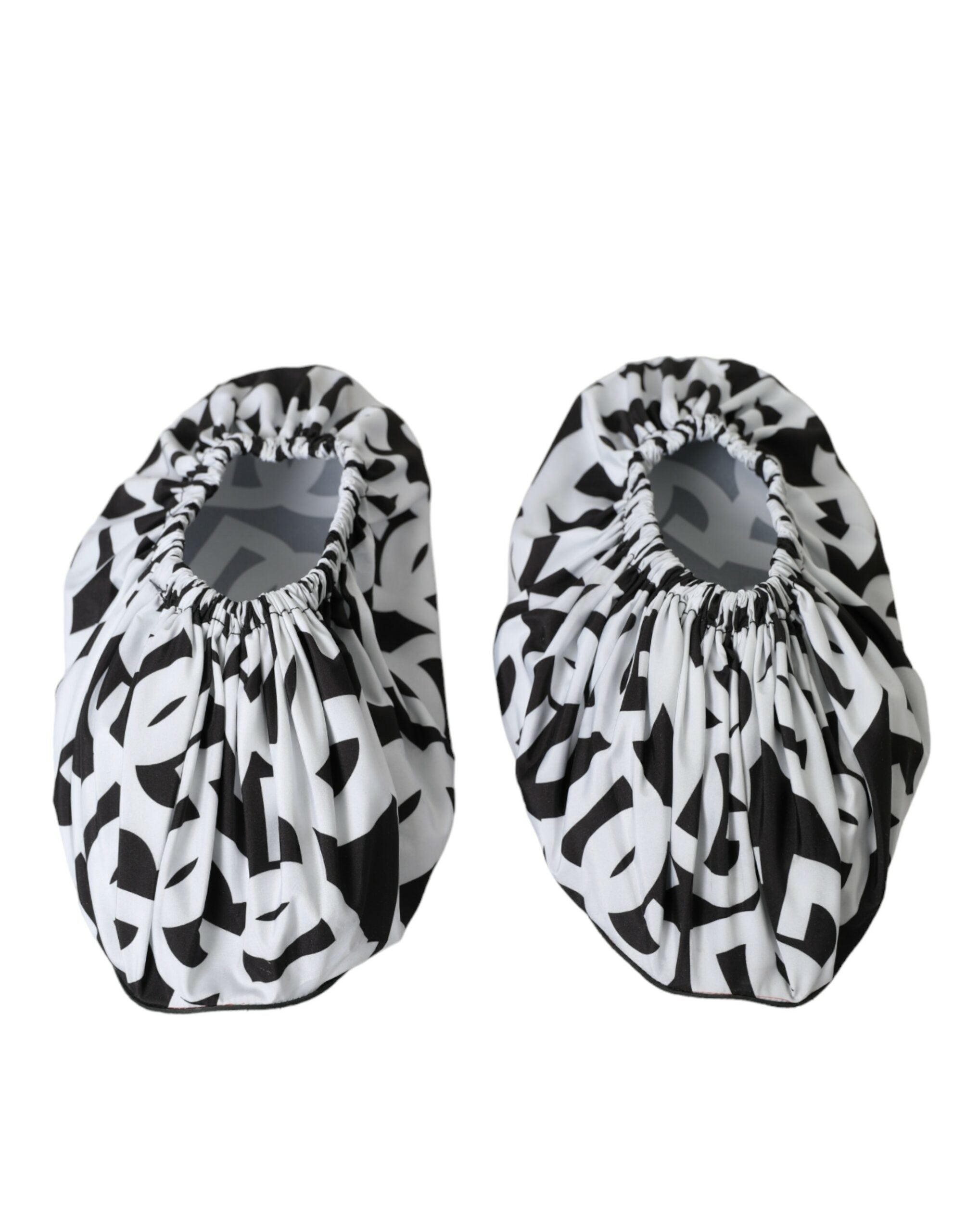 Dolce & Gabbana Chic Monochrome Slip-On Flats Glam Steals