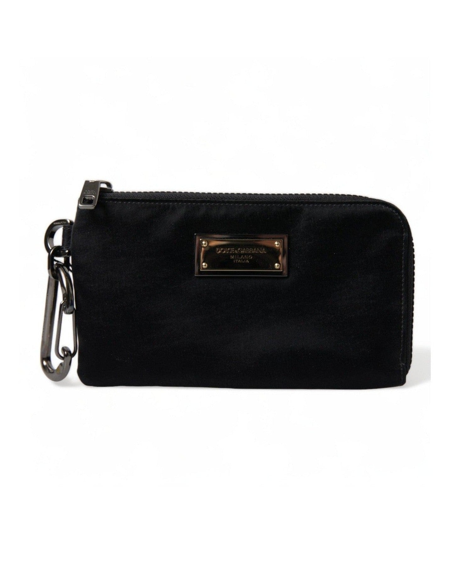 Dolce & Gabbana Chic Nylon-Leather Designer Pouch Clutch Bags