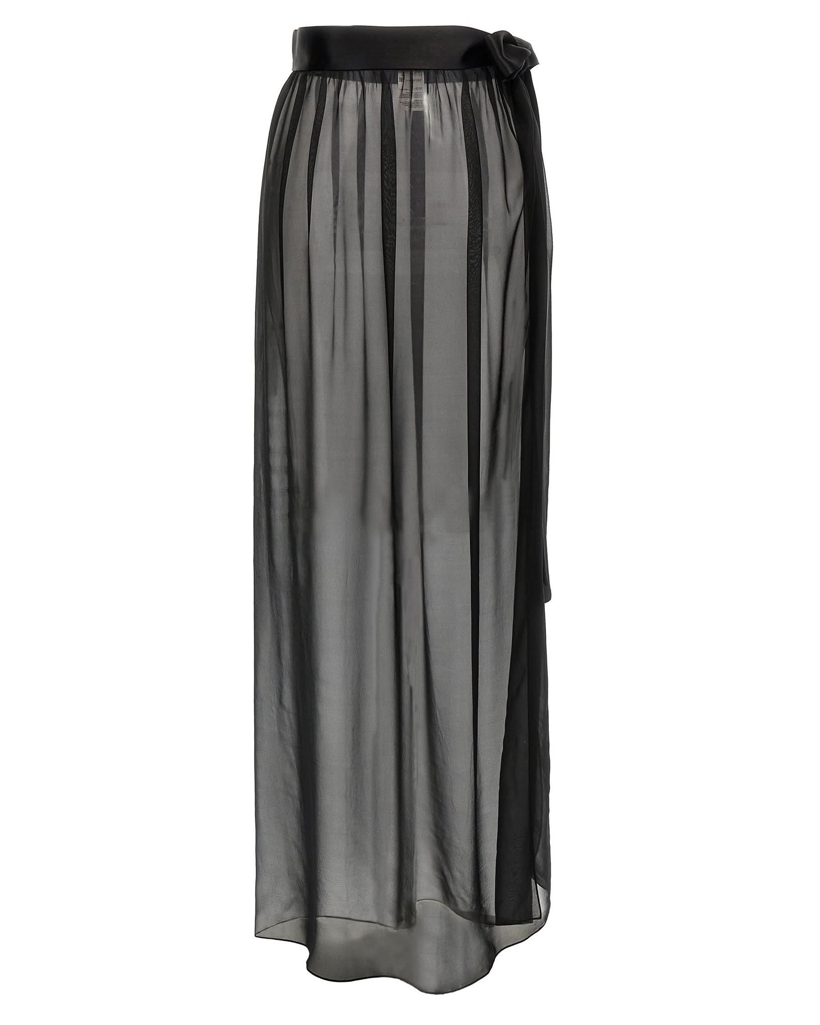 Dolce & Gabbana Chiffon Long Skirt Glam Steals