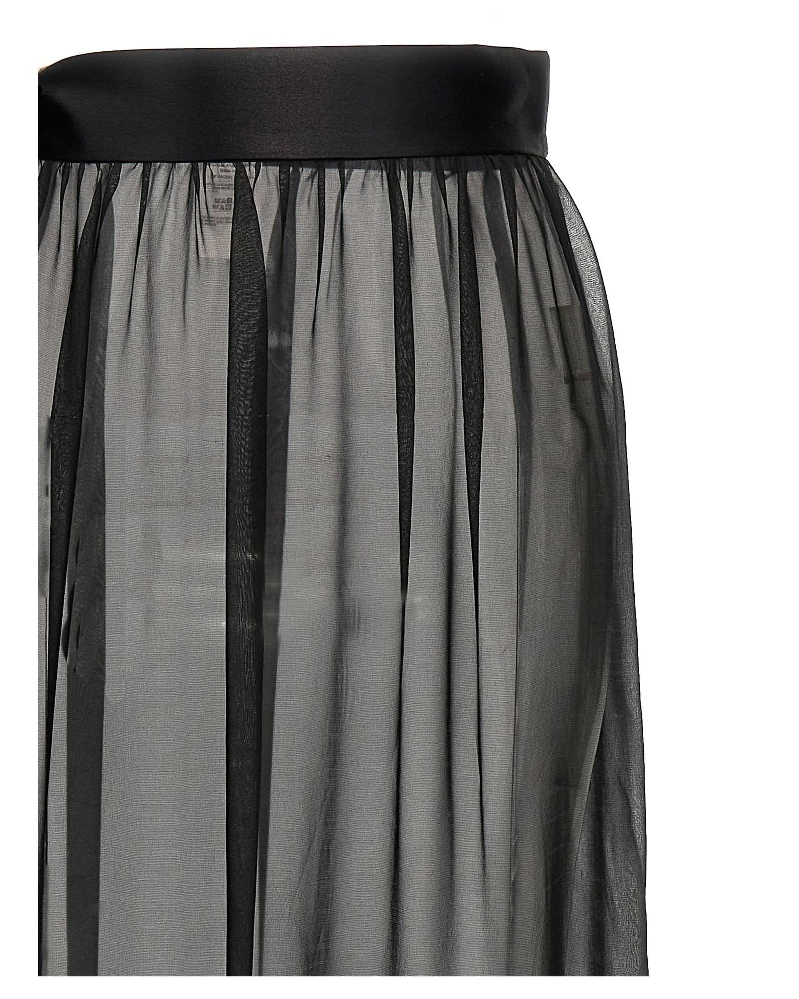 Dolce & Gabbana Chiffon Long Skirt Glam Steals