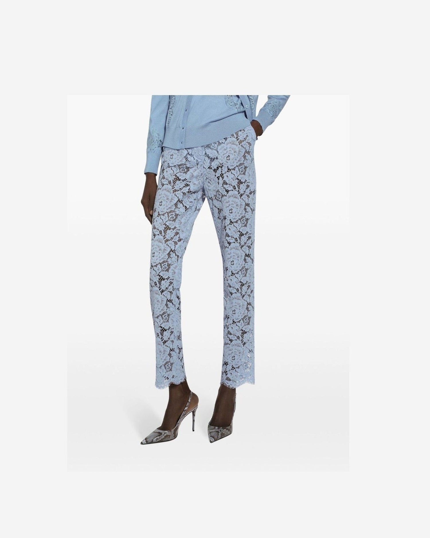Dolce & Gabbana Clear Blue Trouser Glam Steals