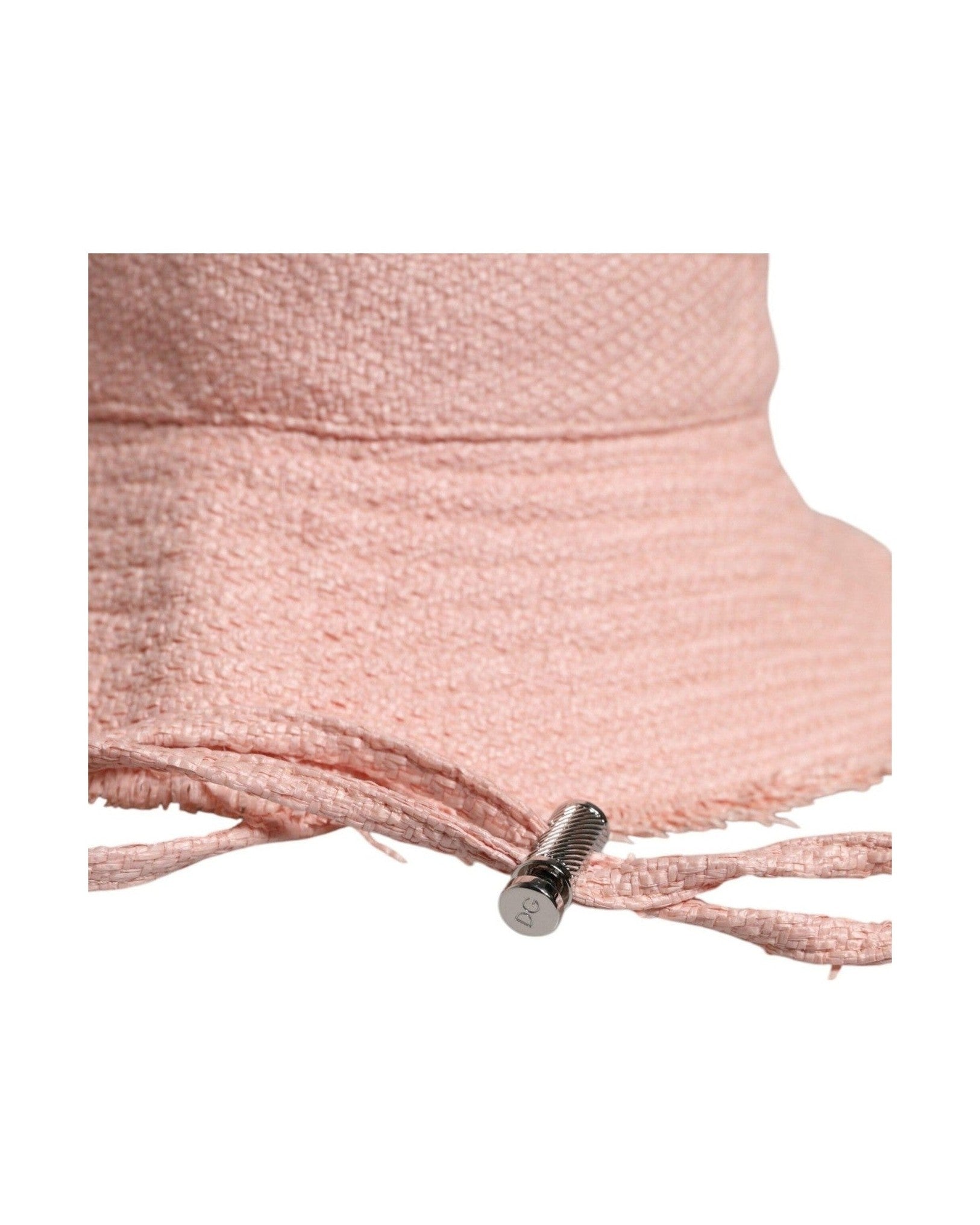 Dolce & Gabbana Cotton Wide Brim Bucket Pink Hat Glam Steals