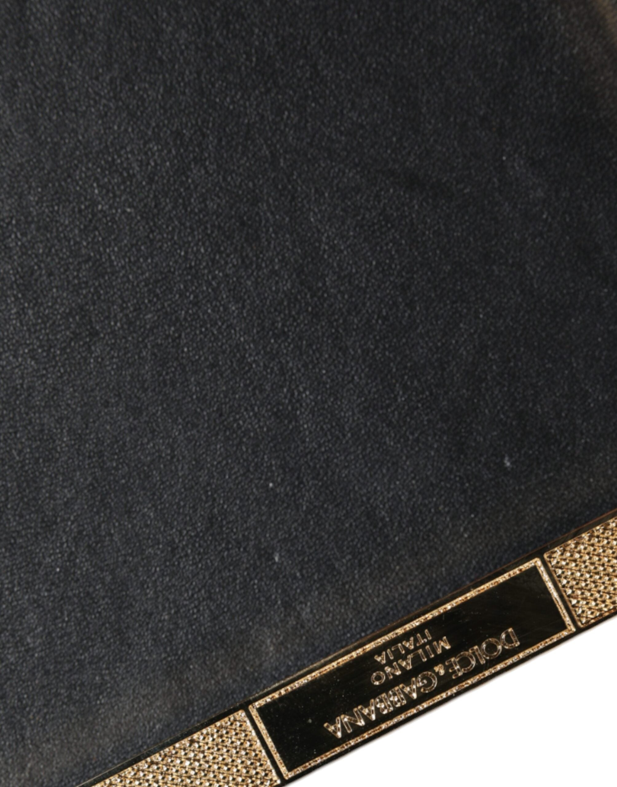 Dolce & Gabbana Crystal Bifold Clutch Evening Party Women Purse Gold Bag Glam Steals