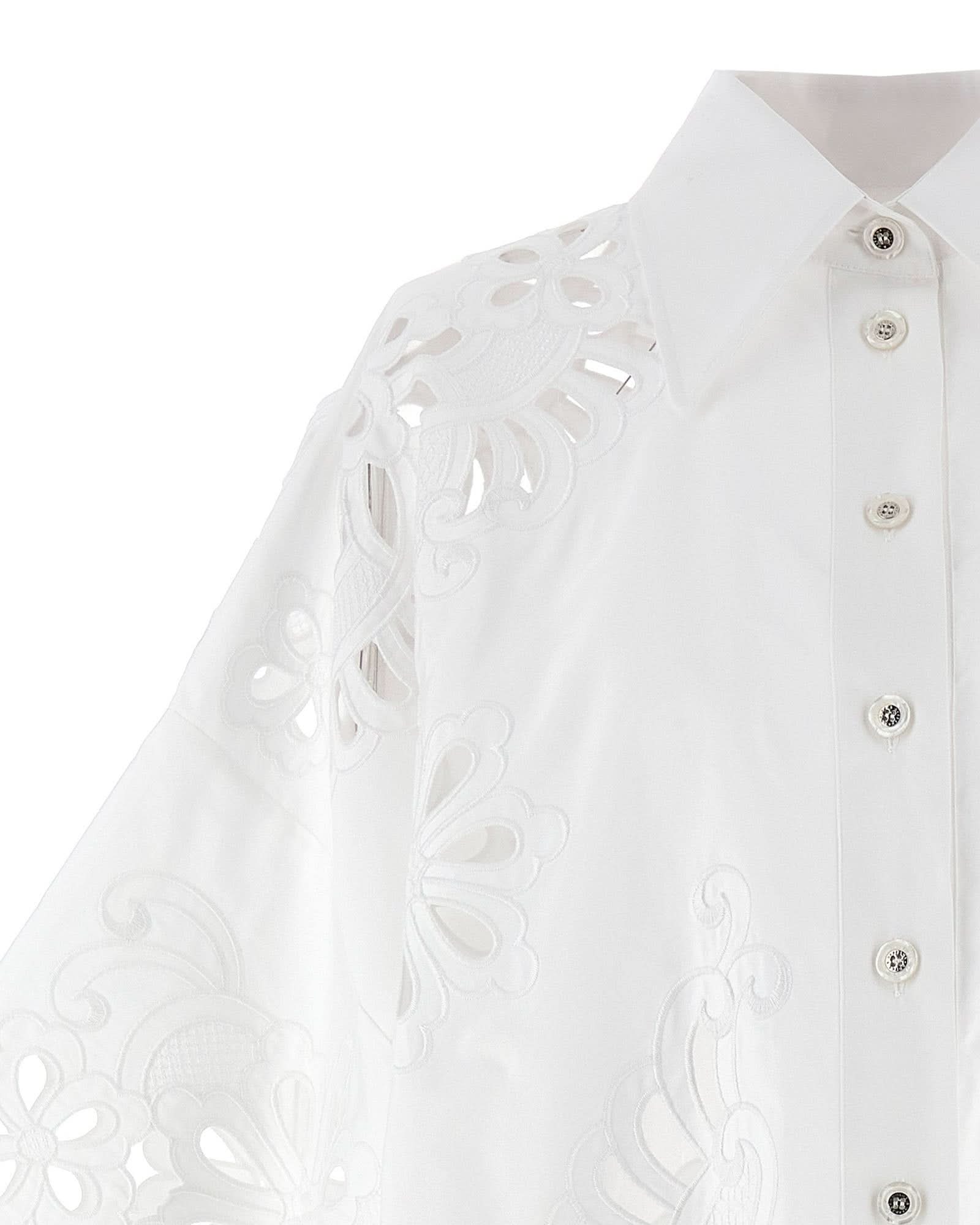 Dolce & Gabbana Cut Out Embroidery Shirt Glam Steals