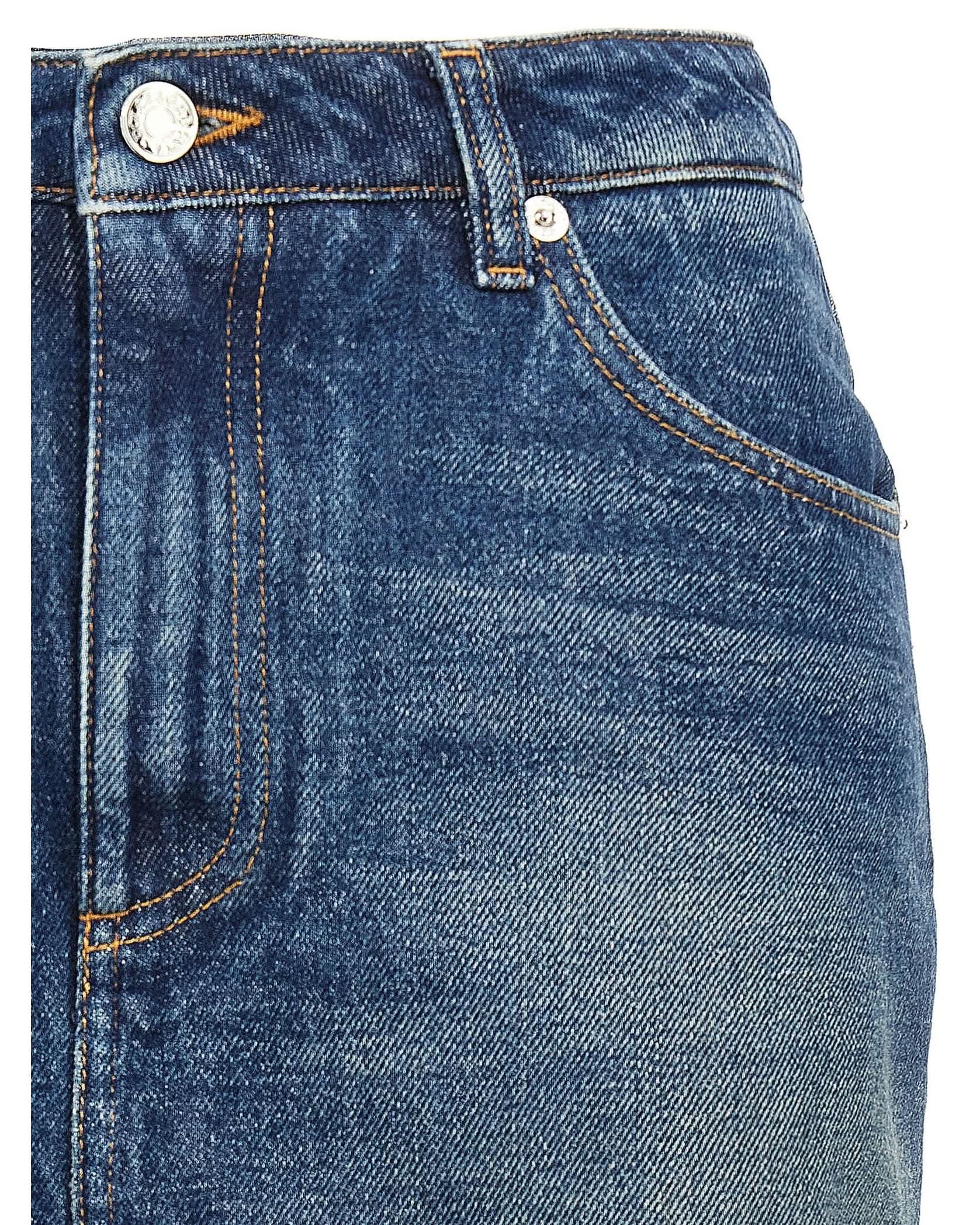 Dolce & Gabbana Denim Mini Skirt Glam Steals