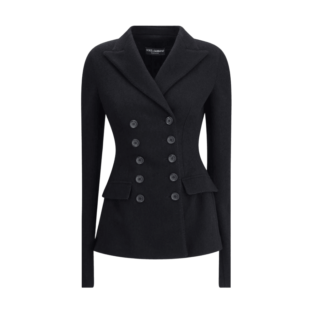 Dolce & Gabbana Double-Breasted Jacket in Wool Glam Steals
