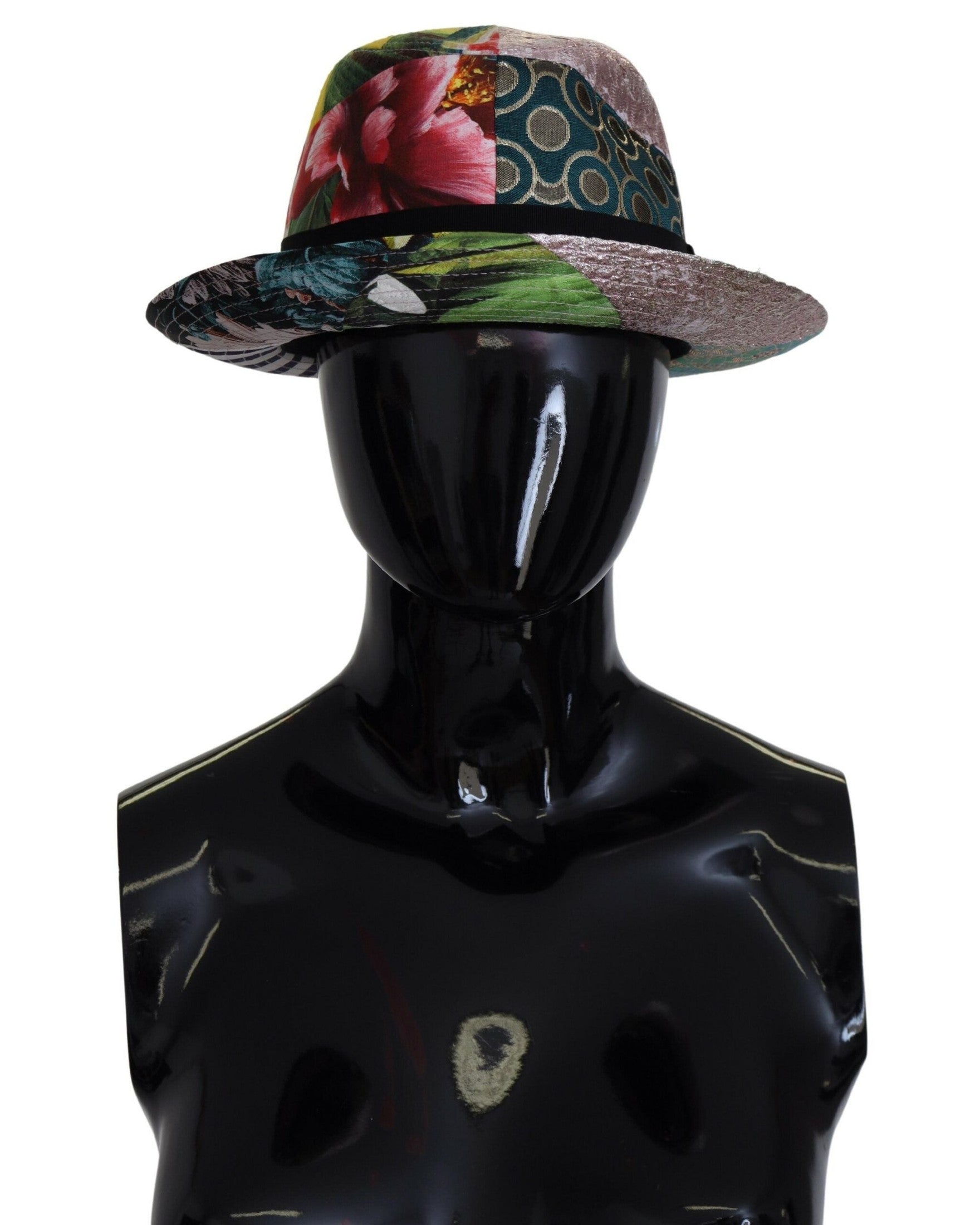 Dolce & Gabbana Eclectic Chic Fedora Multicolor Cap Glam Steals