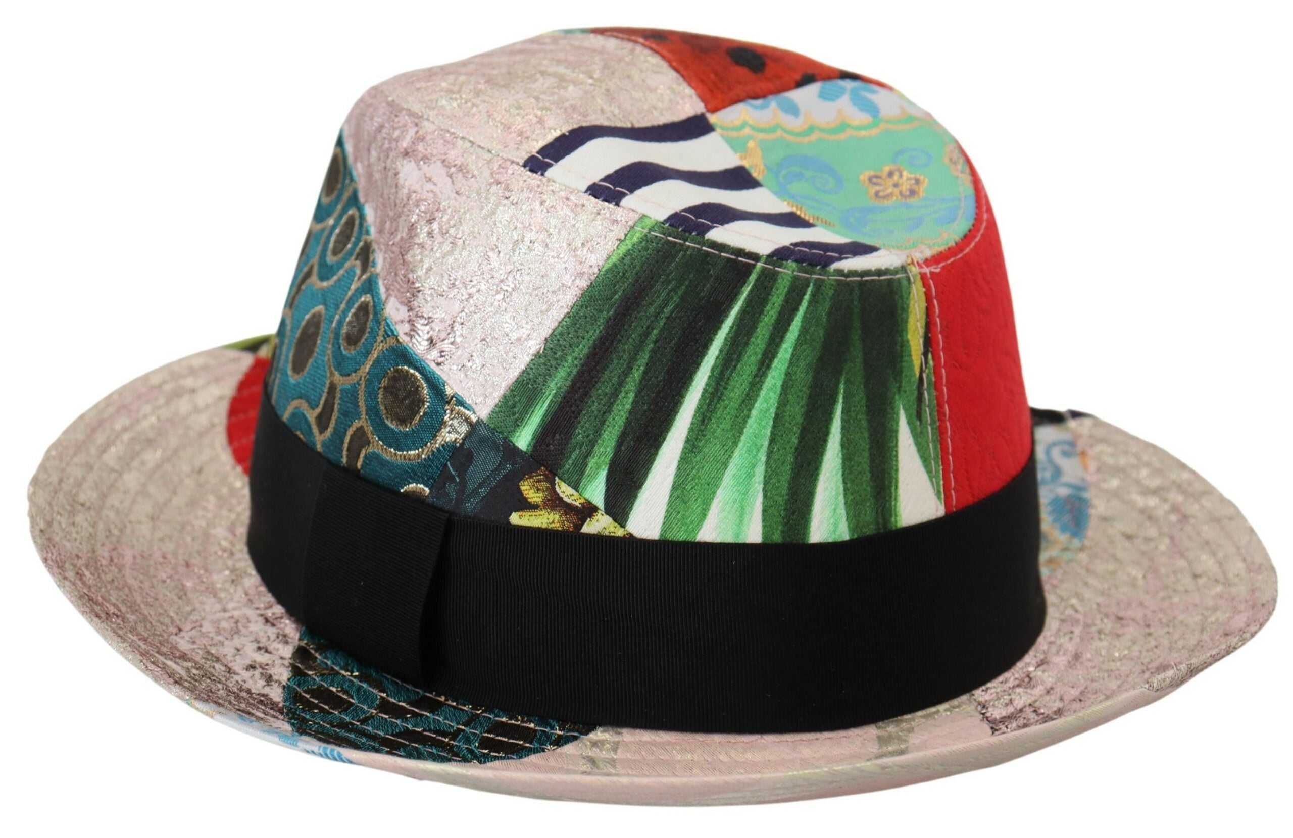 Dolce & Gabbana Eclectic Chic Fedora Multicolor Cap Glam Steals