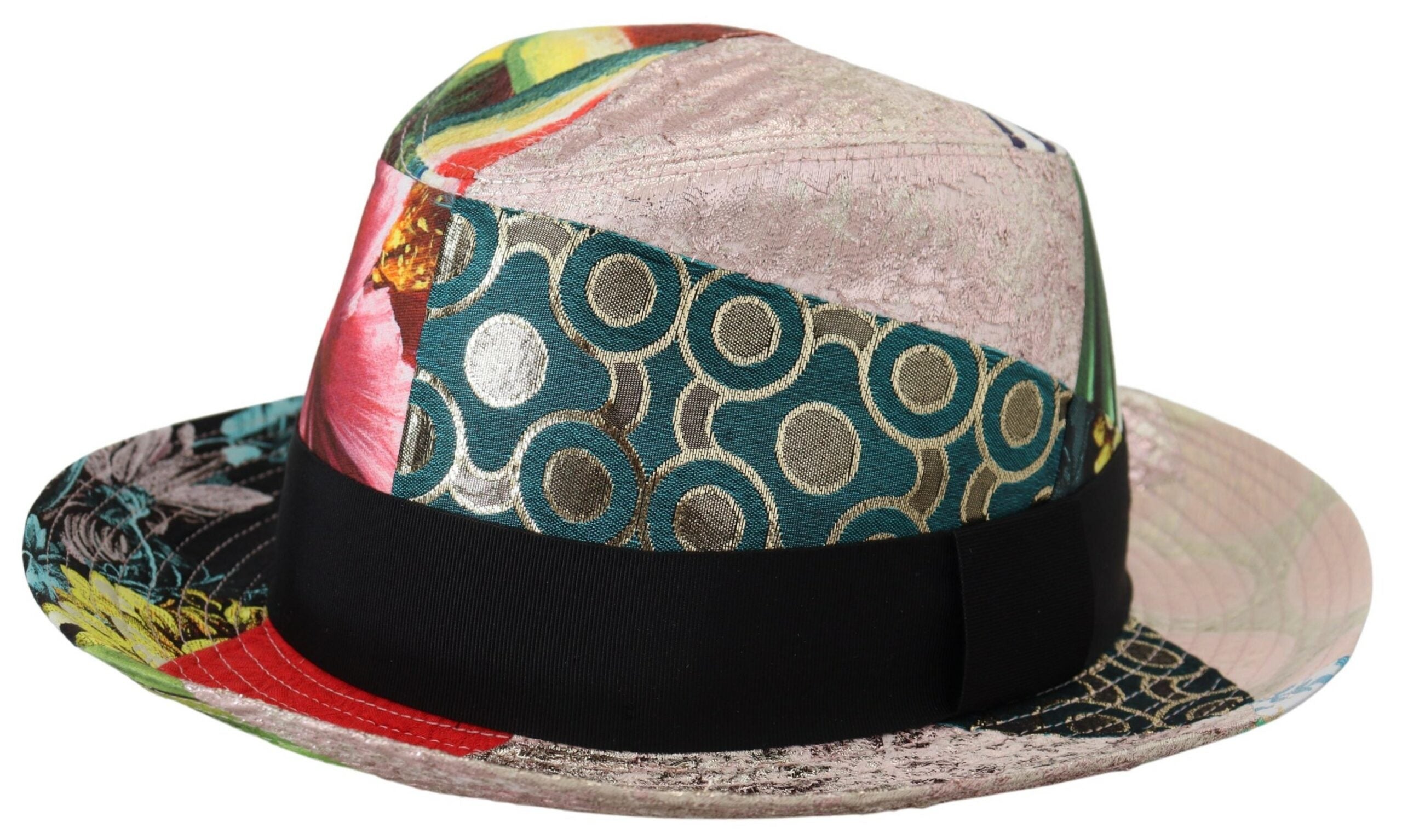 Dolce & Gabbana Eclectic Chic Fedora Multicolor Cap Glam Steals