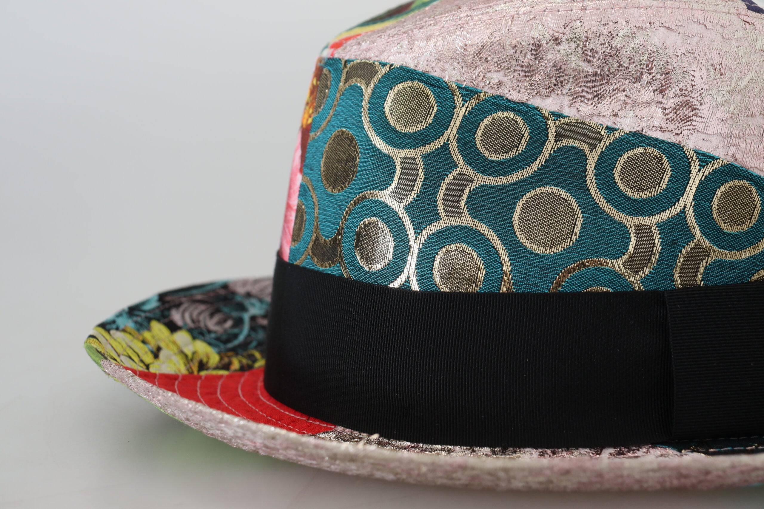 Dolce & Gabbana Eclectic Chic Fedora Multicolor Cap Glam Steals
