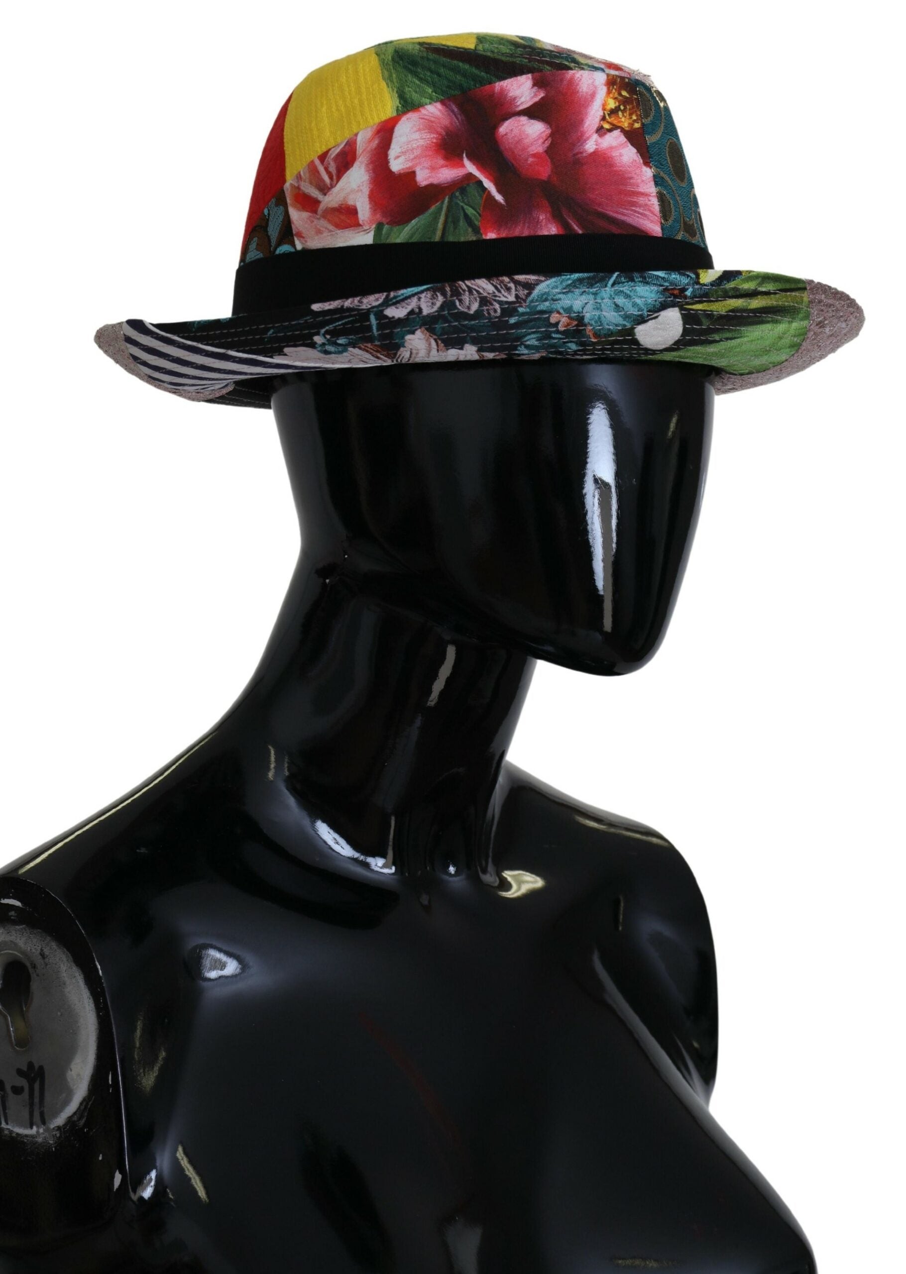 Dolce & Gabbana Eclectic Chic Fedora Multicolor Cap Glam Steals