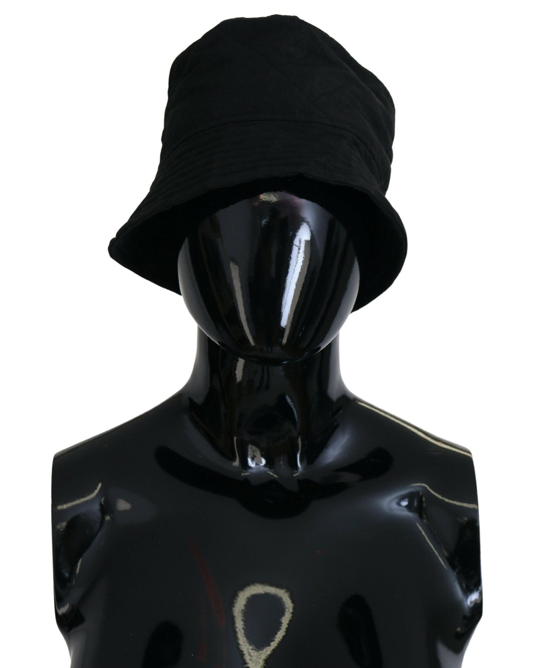 Dolce & Gabbana Elegant Bucket Black Cap Glam Steals