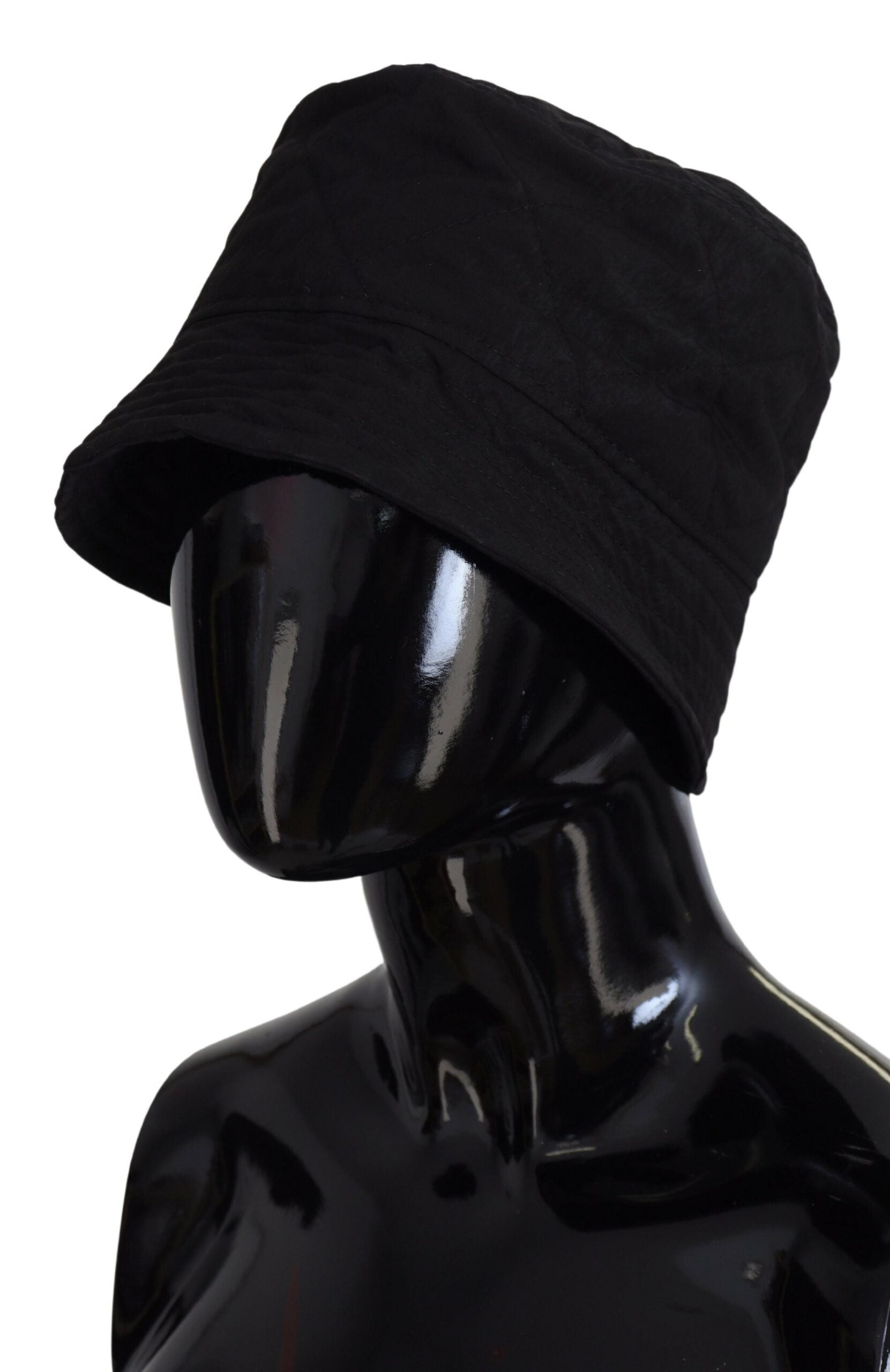 Dolce & Gabbana Elegant Bucket Black Cap Glam Steals