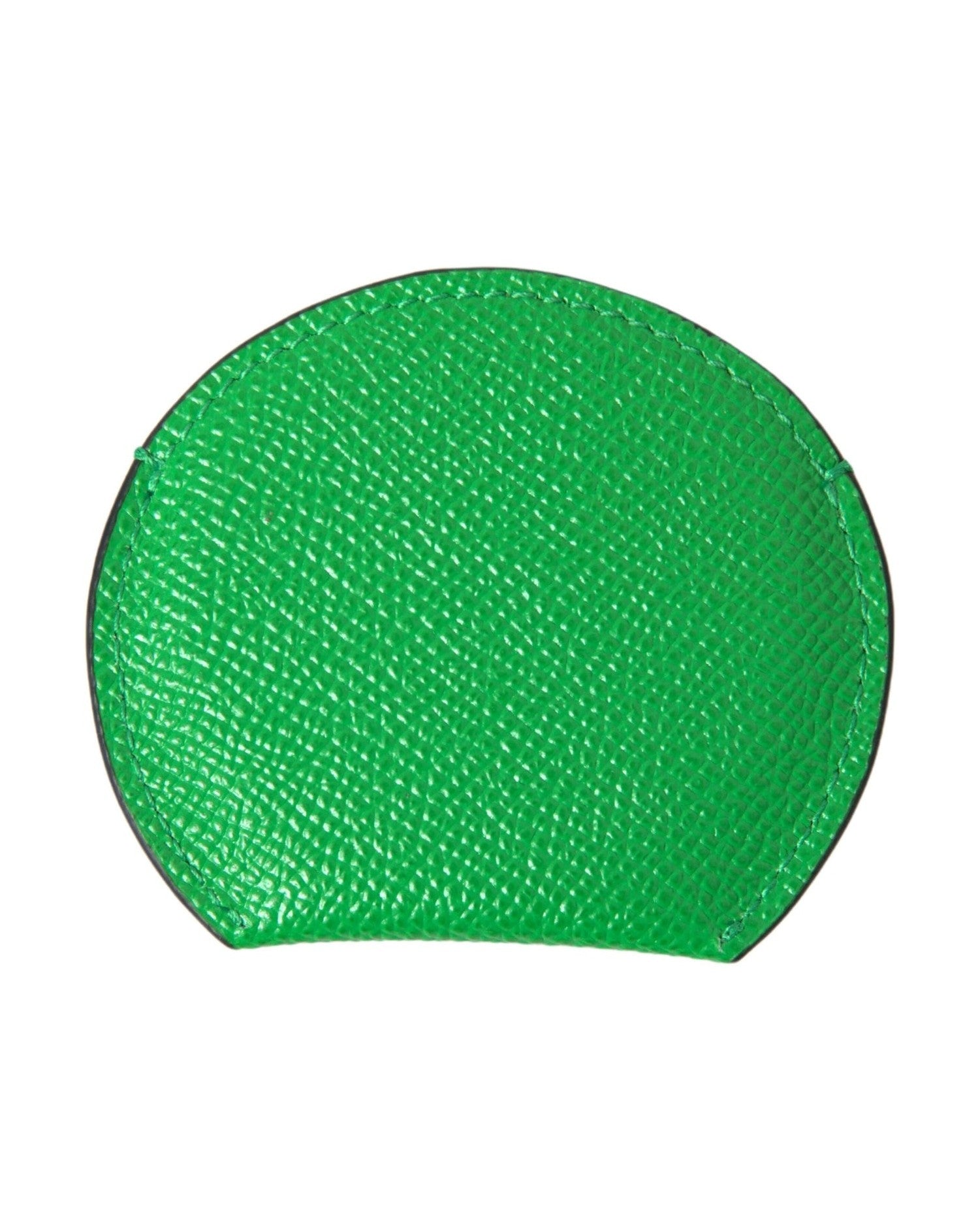 Dolce & Gabbana Elegant Calfskin Leather Mirror Holder Face Mirrors