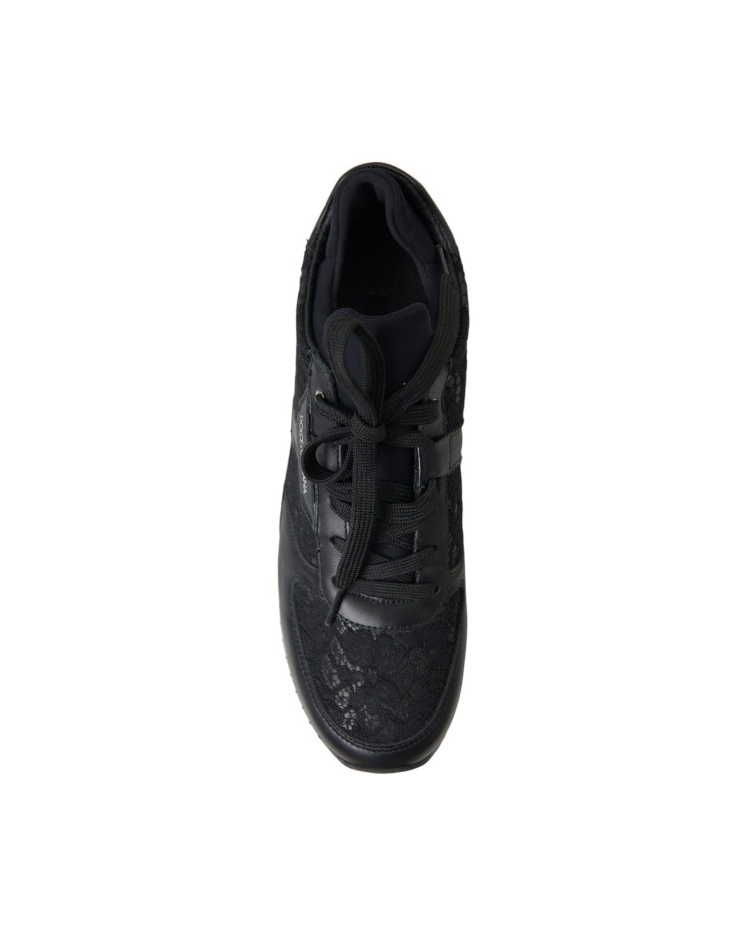 Dolce & Gabbana Elegant Classic Black Sneakers Glam Steals