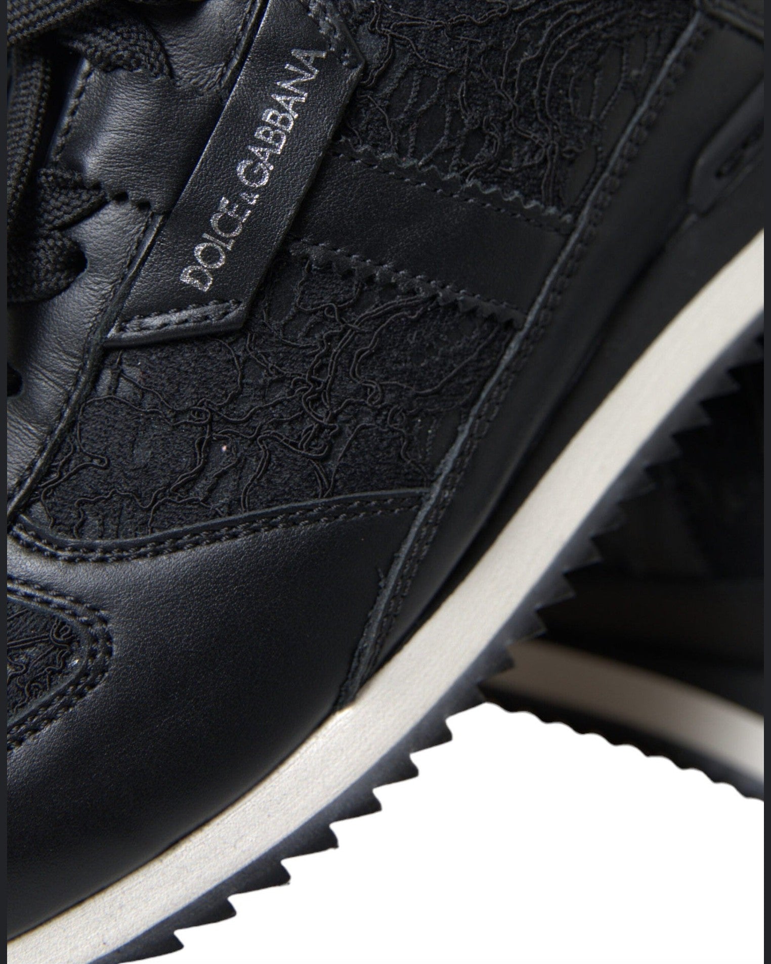 Dolce & Gabbana Elegant Classic Black Sneakers Glam Steals