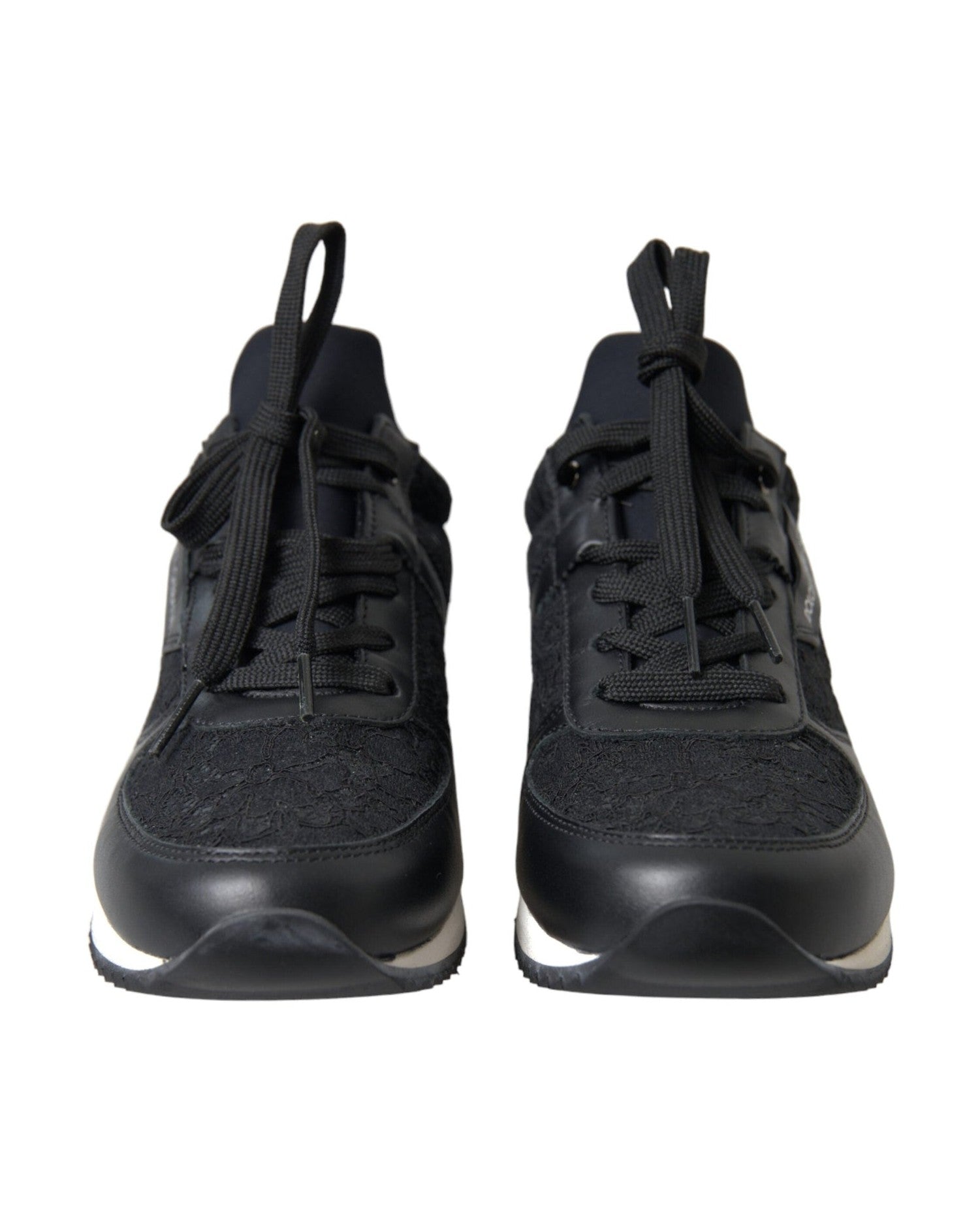 Dolce & Gabbana Elegant Classic Black Sneakers Glam Steals