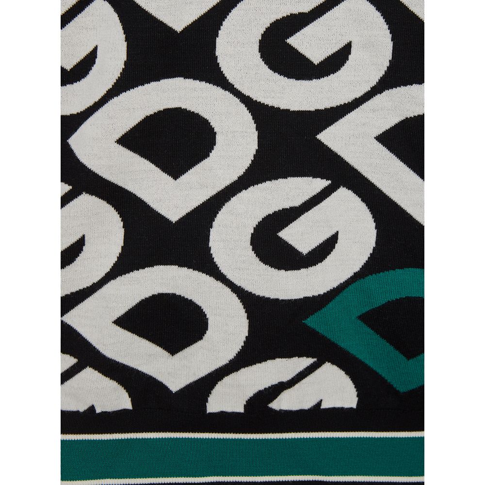 Dolce & Gabbana Elegant Cotton Sweater For Sophisticated Black Style Glam Steals